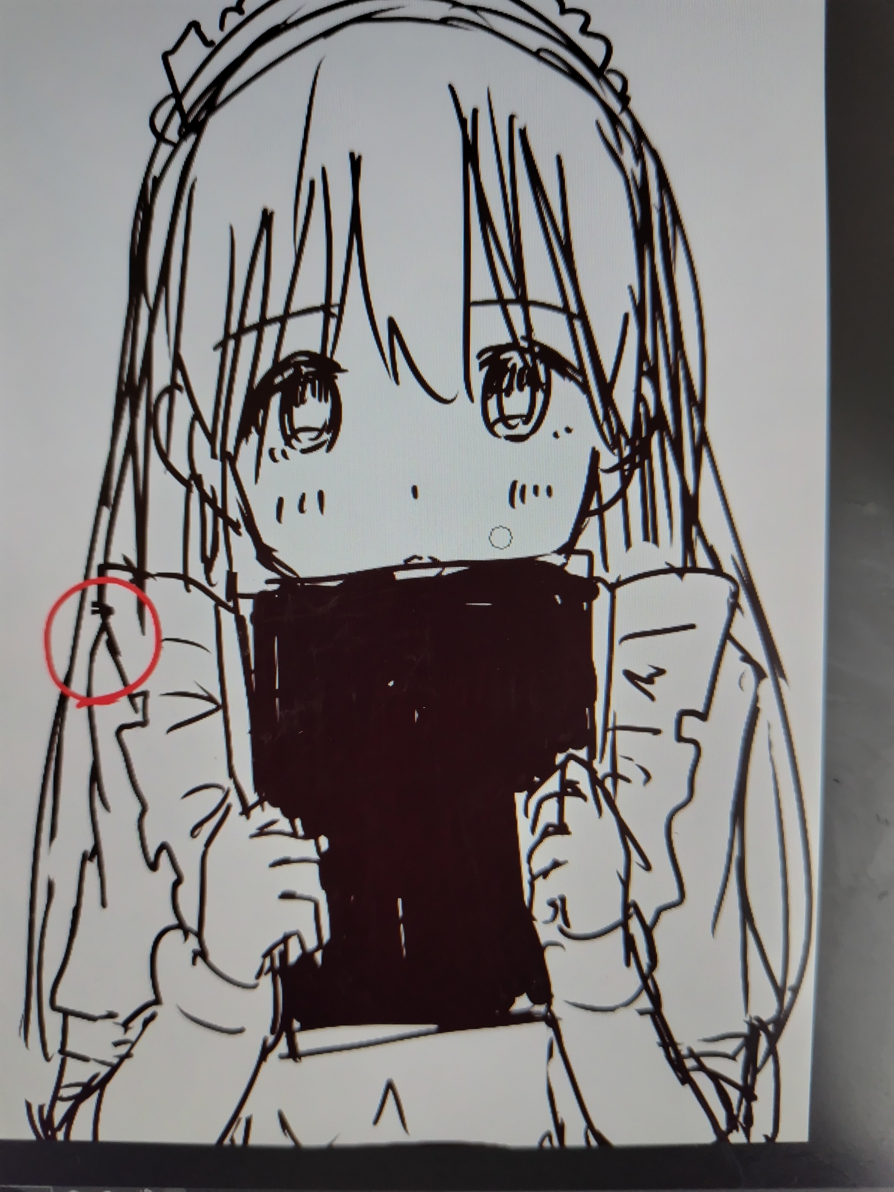 自分が描いた絵1 人の絵を学習したAIの絵を学習してみる｜鈴木コンブ