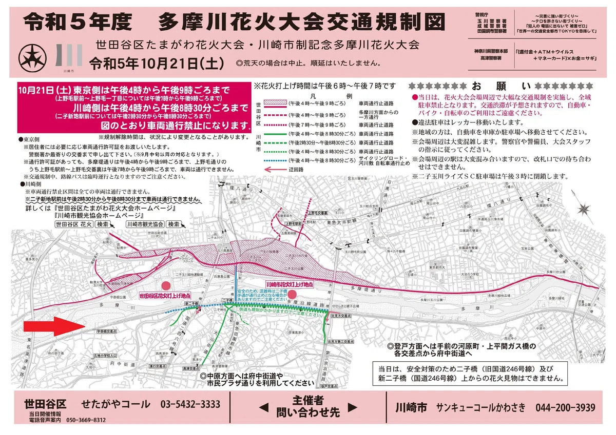 川崎市多摩区】多摩川周辺に花火のある季節が帰ってくる！3カ月連続で 