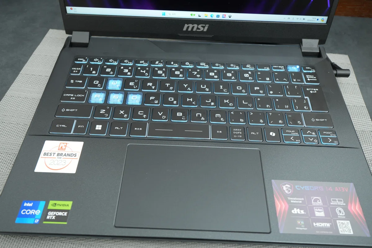 レビュー】初期不良だけど良いゲーミングノートパソコン MSI Cyborg14 