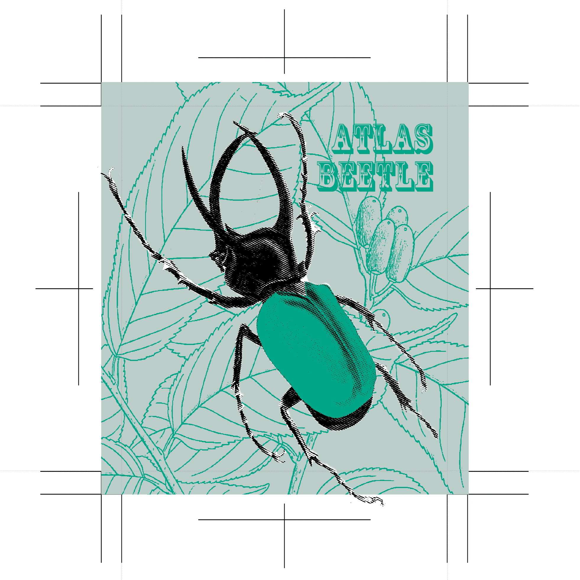 デザインのひきだし 』 編集長の津田淳子さんと作る 48×48mm 箔押し