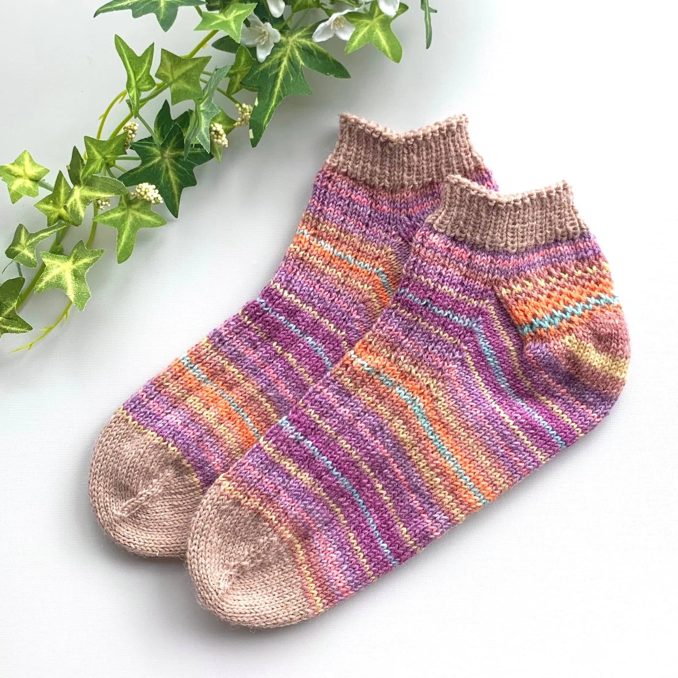 春のショートソックスver.2【Short socks ver.2】｜cotto mou/心躍る
