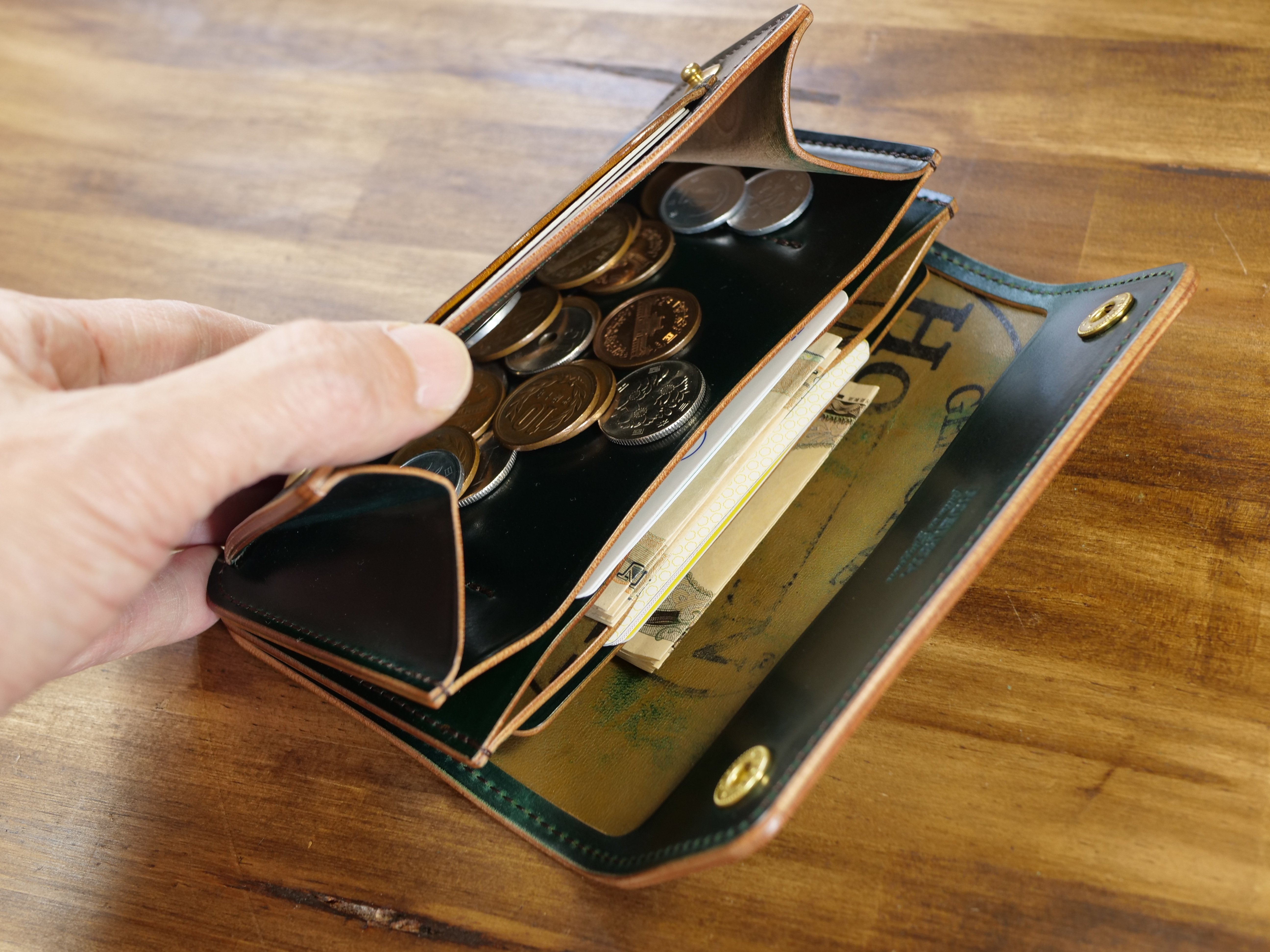 TRACKER MIDDLE WALLTE｜ROBUSTA LEATHER