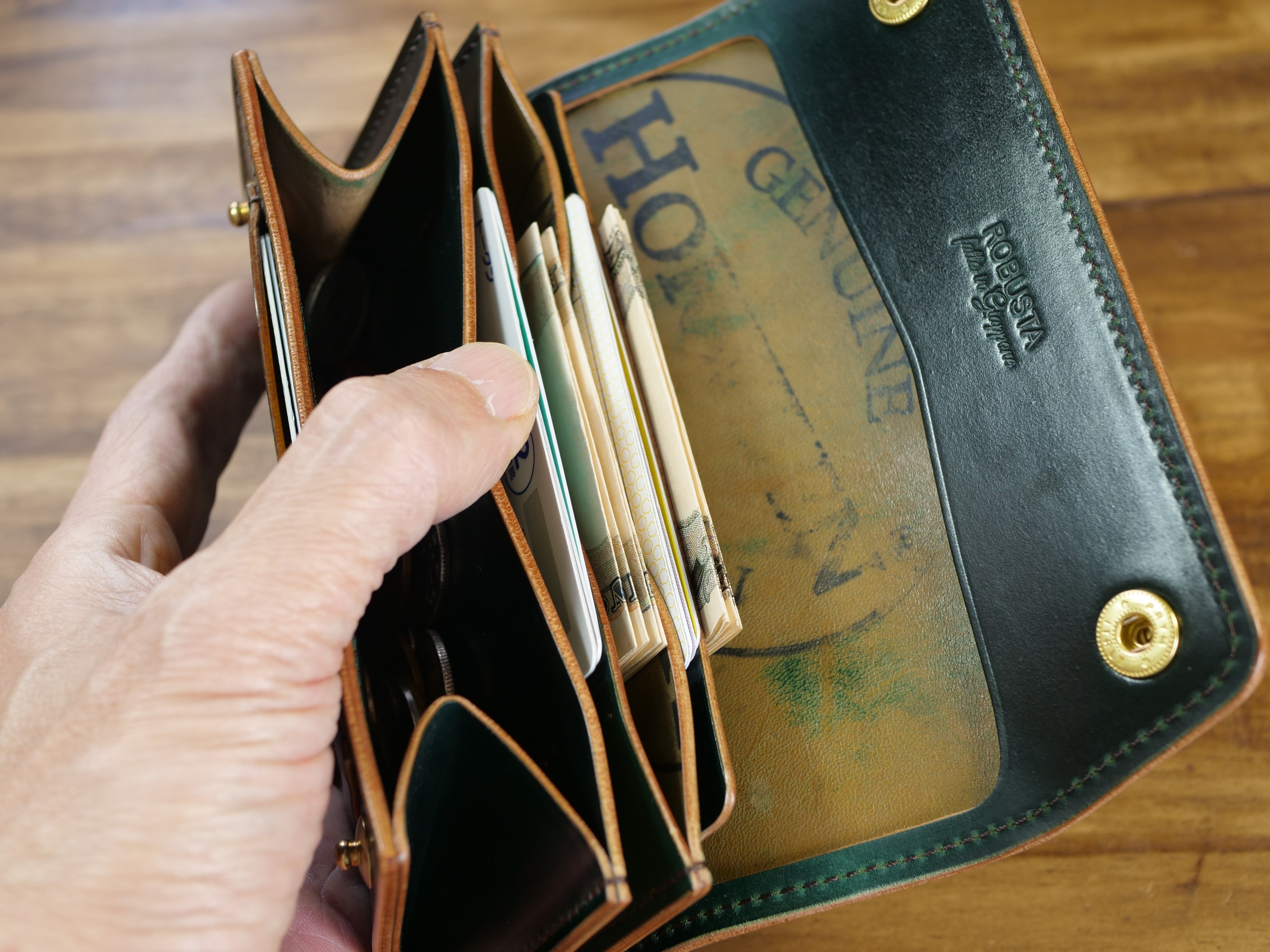 TRACKER MIDDLE WALLTE|ROBUSTA LEATHER TRACKER MIDDLE WALLTE|ROBUSTA LEATHER