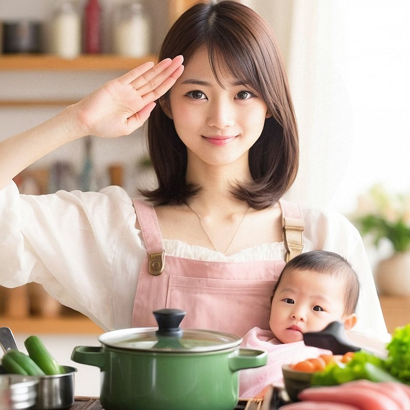 料理・家庭料理・美女・美人・女性・人物　AI画像生成、無料（フリー写真・フリー素材・フリー画像）01