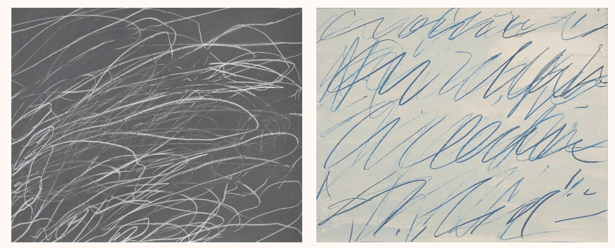 今日の一枚）サイ・トゥオンブリー：Untitled (Blackboard series