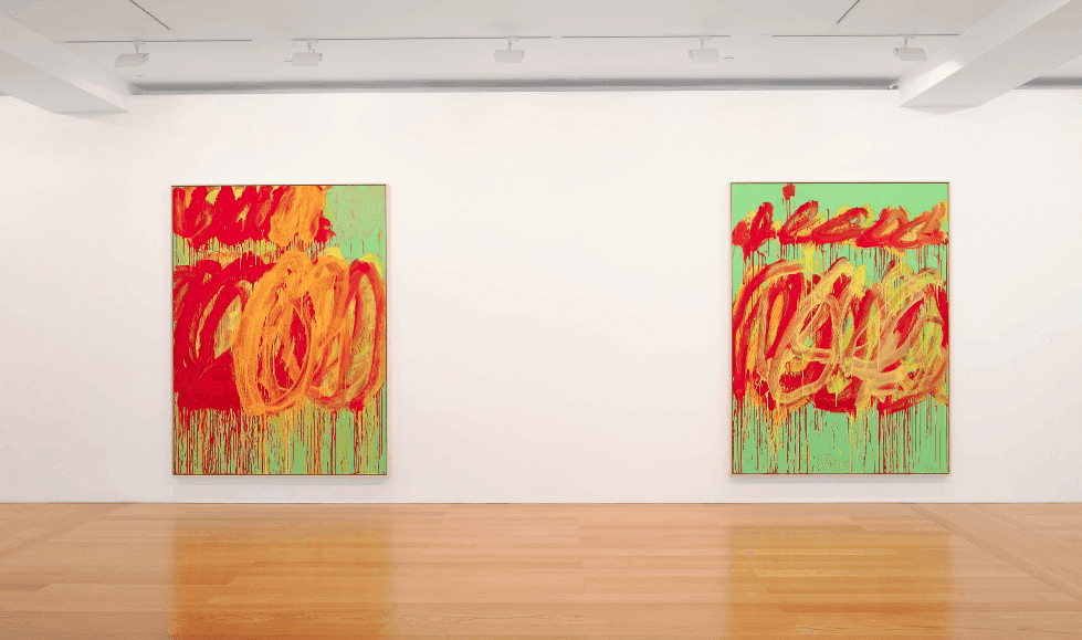 サイ・トゥオンブリー、『無題』、希少画集画、状態良好、新品