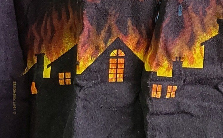 ヘインズ製FIRE HOUSEのロックTシャツをレスキューした！MADE IN USA