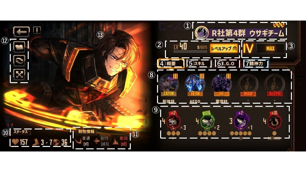 Limbus Company 初心者向け 人格技術に関するマニュアル｜ひよこっこ