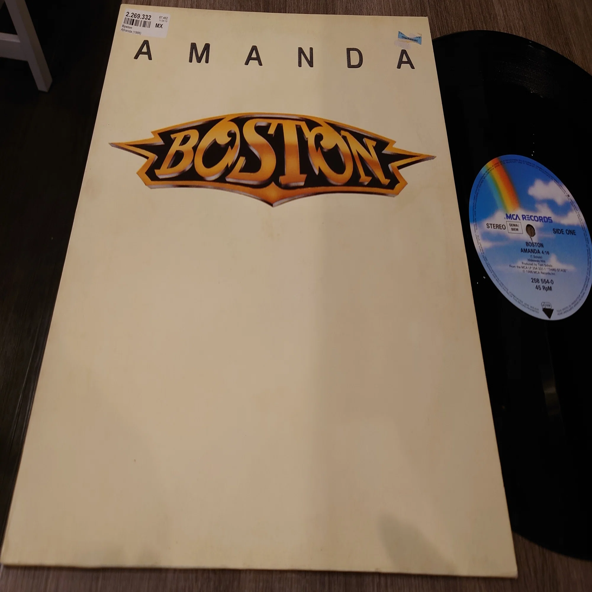 7インチ盤専門店雑記507「産業ロック：Bostonの選曲は…」｜タカヤマ 