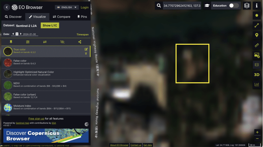 衛星データで城跡の様子を知ろう｜soranome inc.