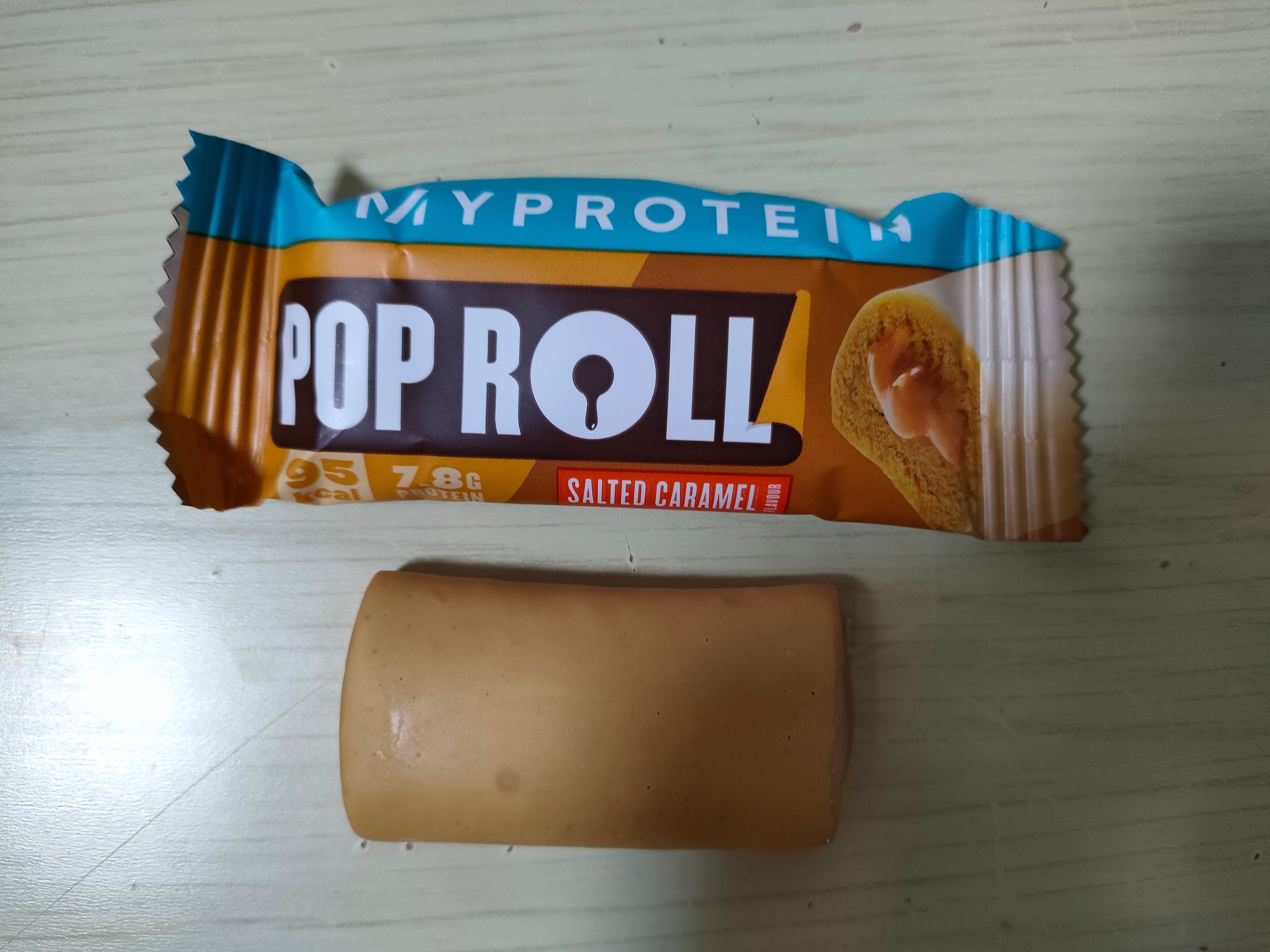 MYPROTEIN - ポップ ロール - ゴールデンキャラメルフレーバー myprotein Golden Caramel Pop Roll 😍 8/10 MACROS (27g) 93