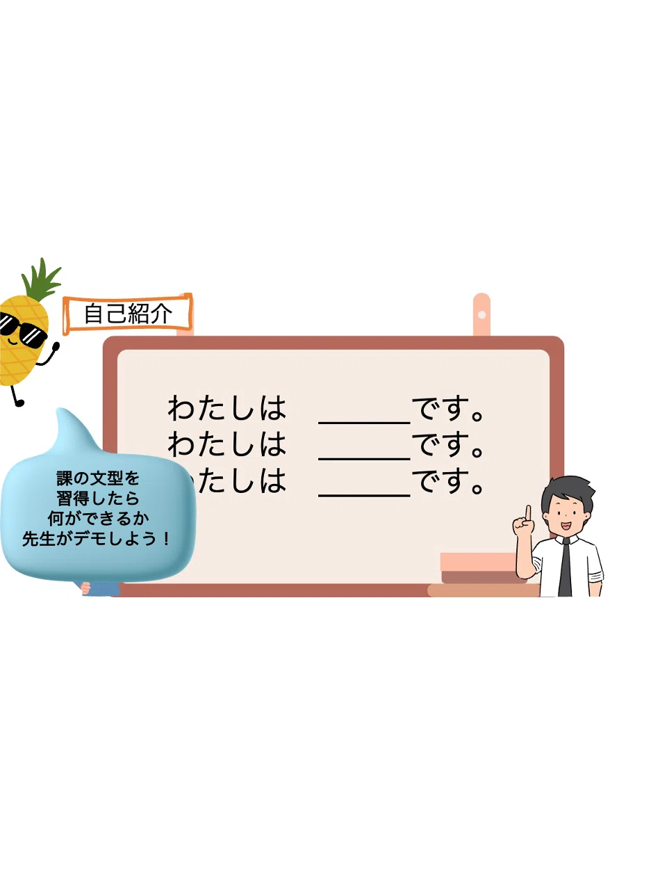 みんなの日本語第4課」パワーポイント教材 Teaching materials for