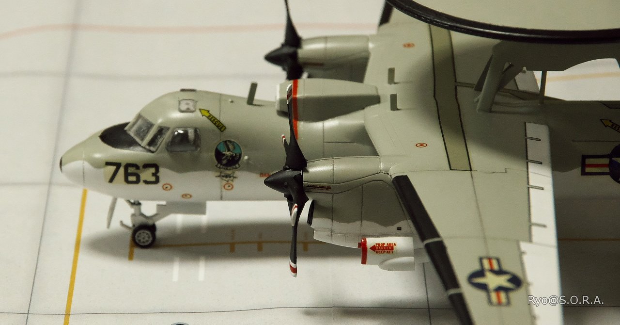 プラモデル製作記 フジミ 1/72 グラマン E-2C ホークアイ|Ryo プラモデル製作記 フジミ 1/72 グラマン E-2C ホークアイ|Ryo