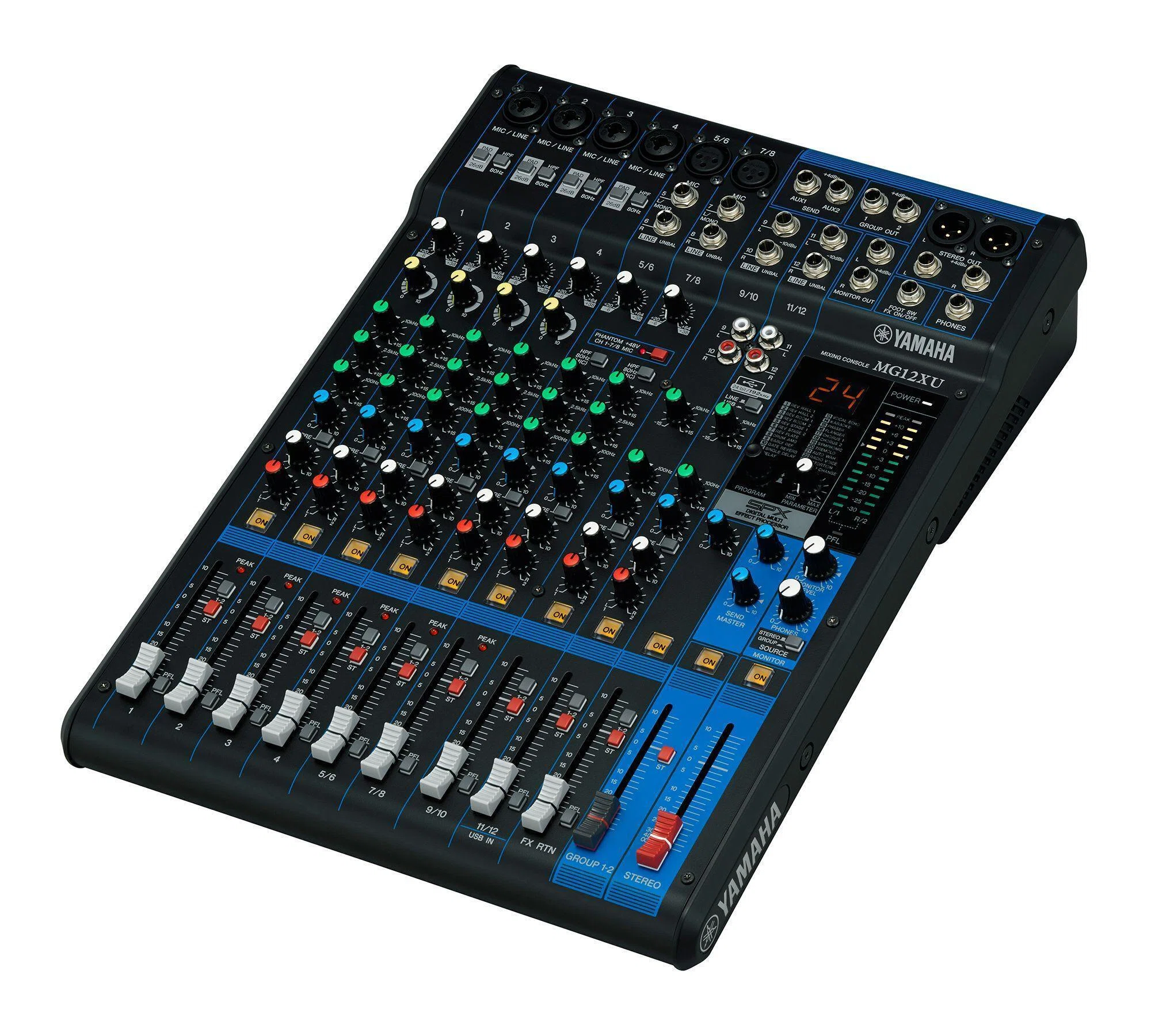YAMAHA MV12/6 アナログミキサー 12チャンネル アナログミキサー「YAMAHA MG12XU」を購入しました 〜アナログミキサー
