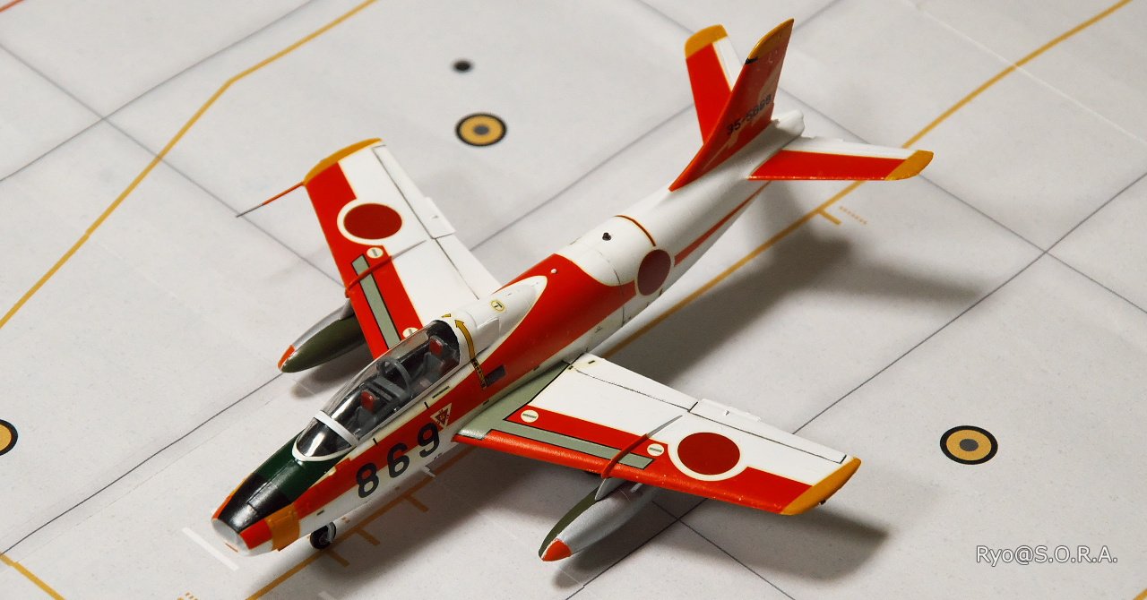 プラモデル製作記 ハセガワ 1/72 富士 T-1A/B｜Ryo@S.O.R.A.