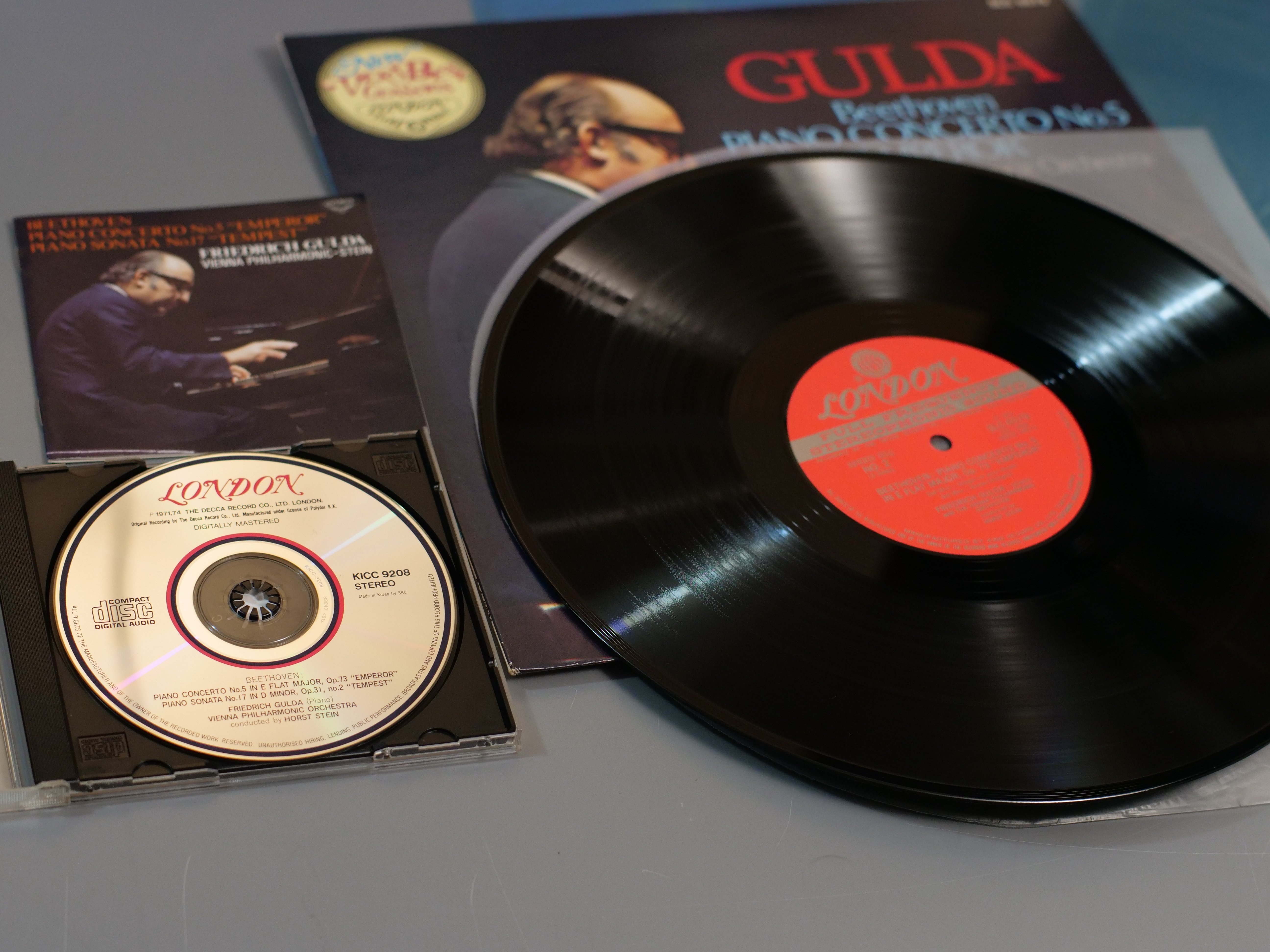 【売約済】グルダ／ベートーヴェン:ピアノ協奏曲全集 LP レコード グルダ、シュタインのベートーヴェン/ピアノ協奏曲