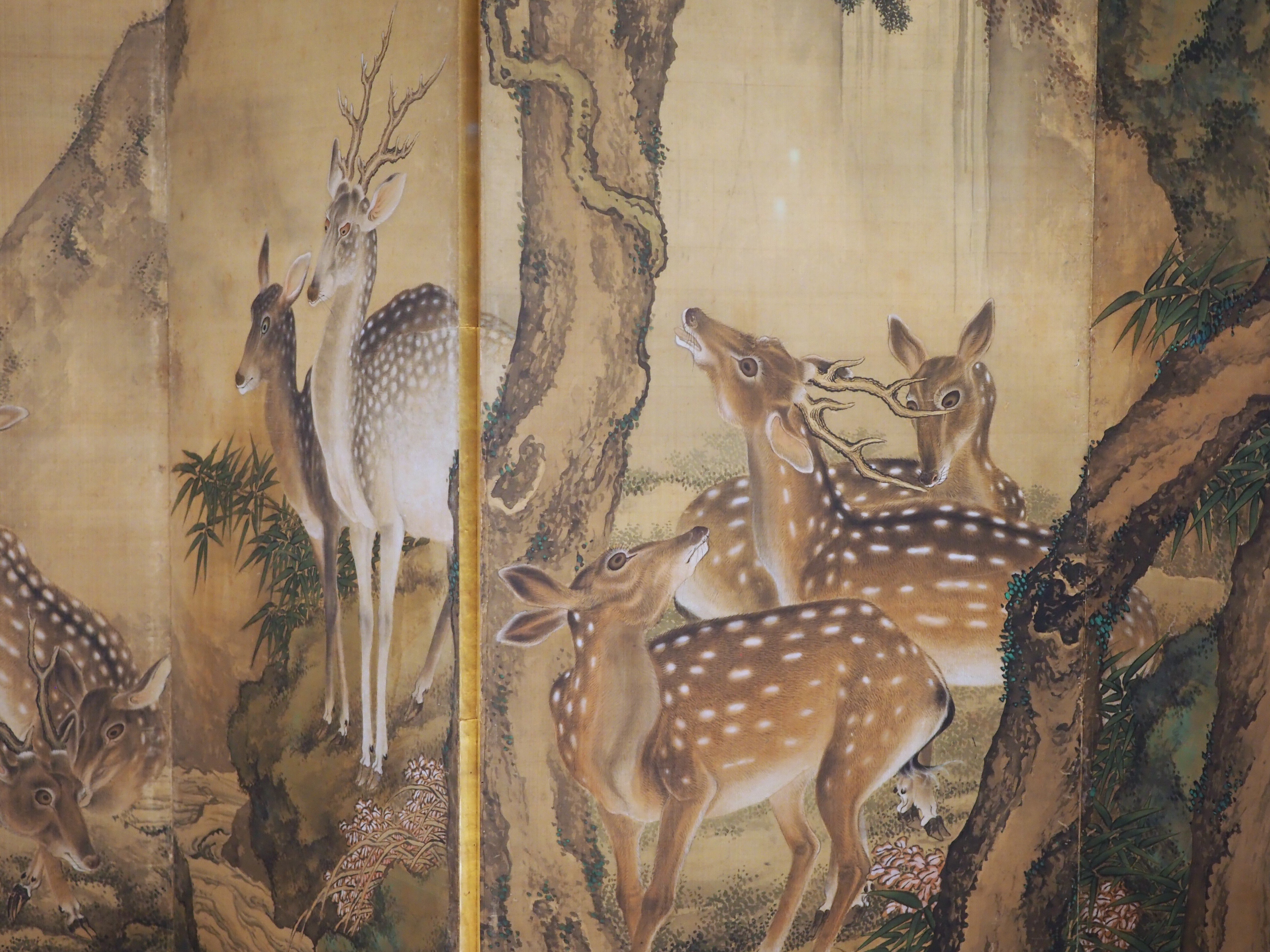 花鳥画 楳嶺花鳥画譜 初版分売 ： 秋之部 槿花 (むくげ)・烏(幸野楳嶺