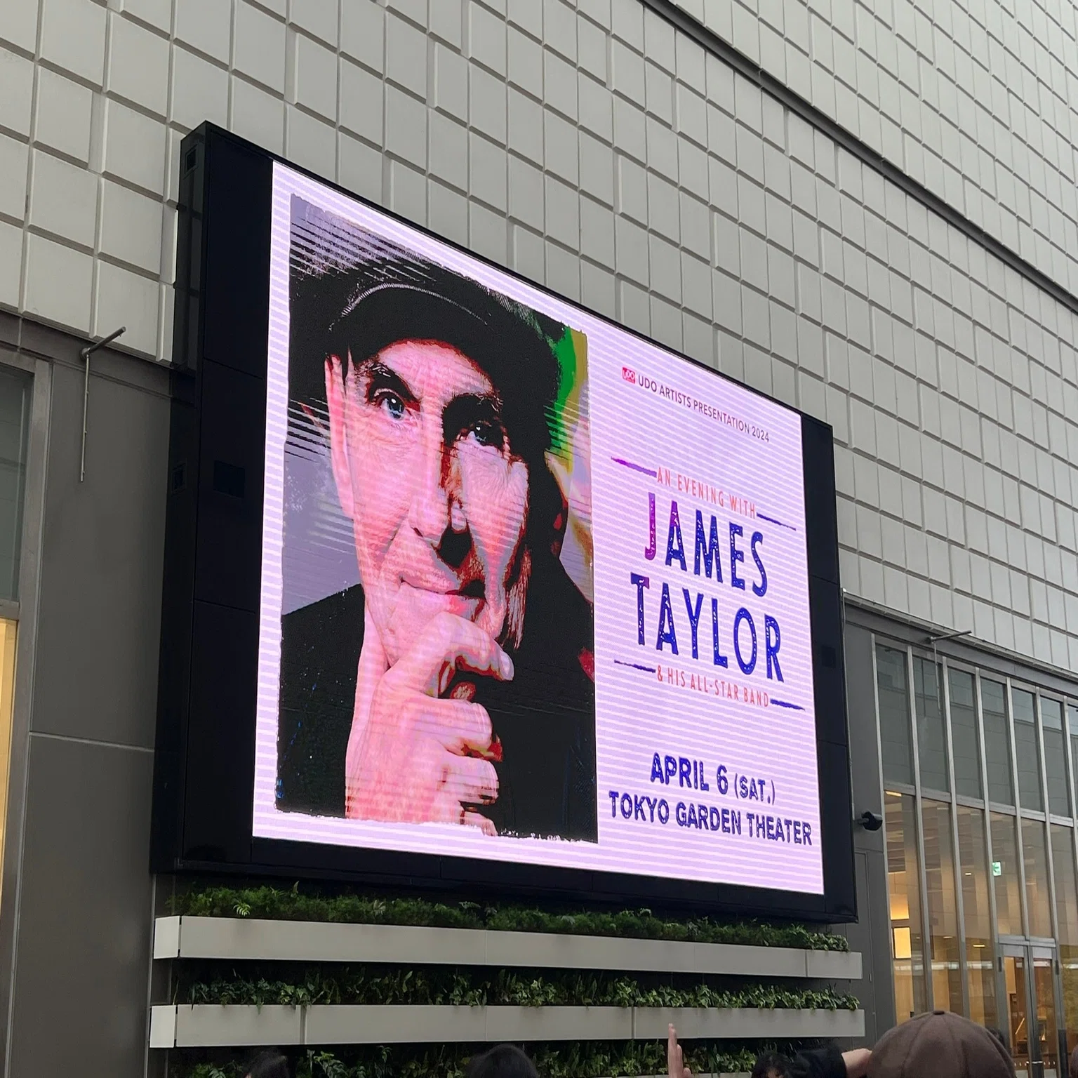 ジェームス・テイラー＠東京ガーデンシアター/An Evening With JAMES 