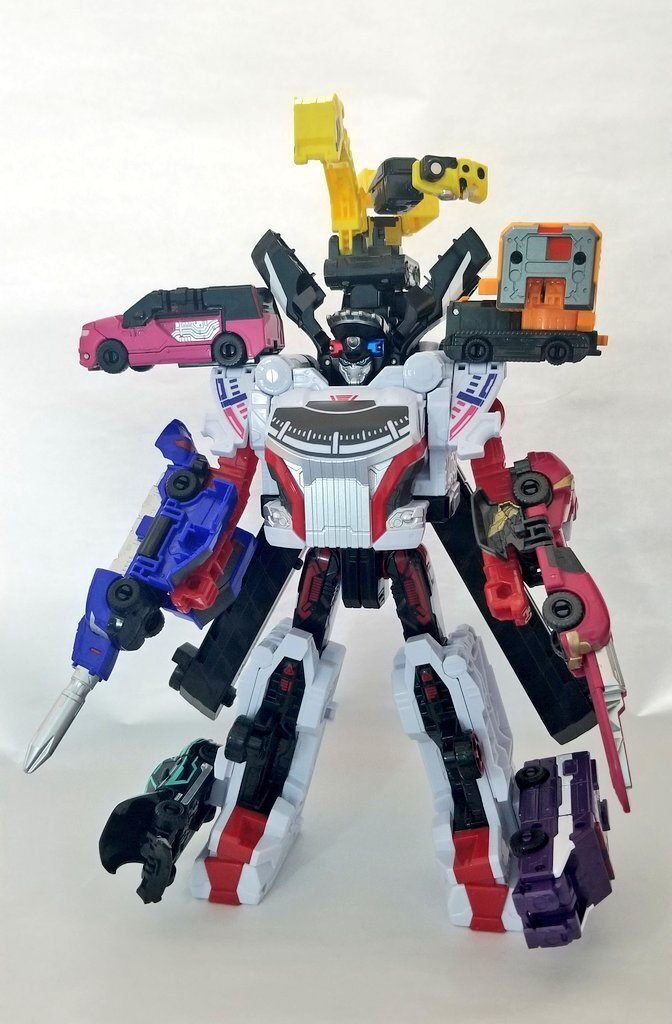 ブンブンジャー】ブンブンカーの一斉納車でブンブンジャーロボの遊びの