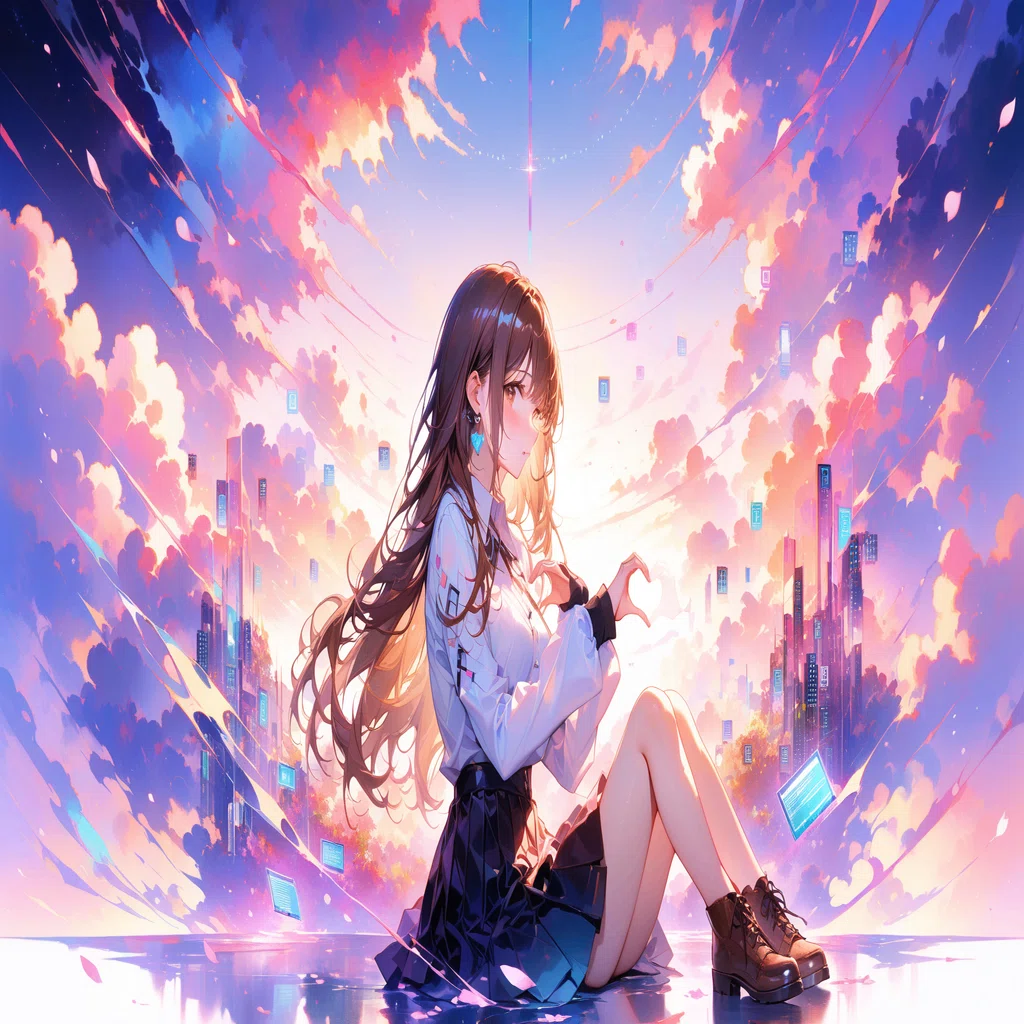 日々の壁打ち：AIに『彼岸の向こうからやってきた少女』を描かせる