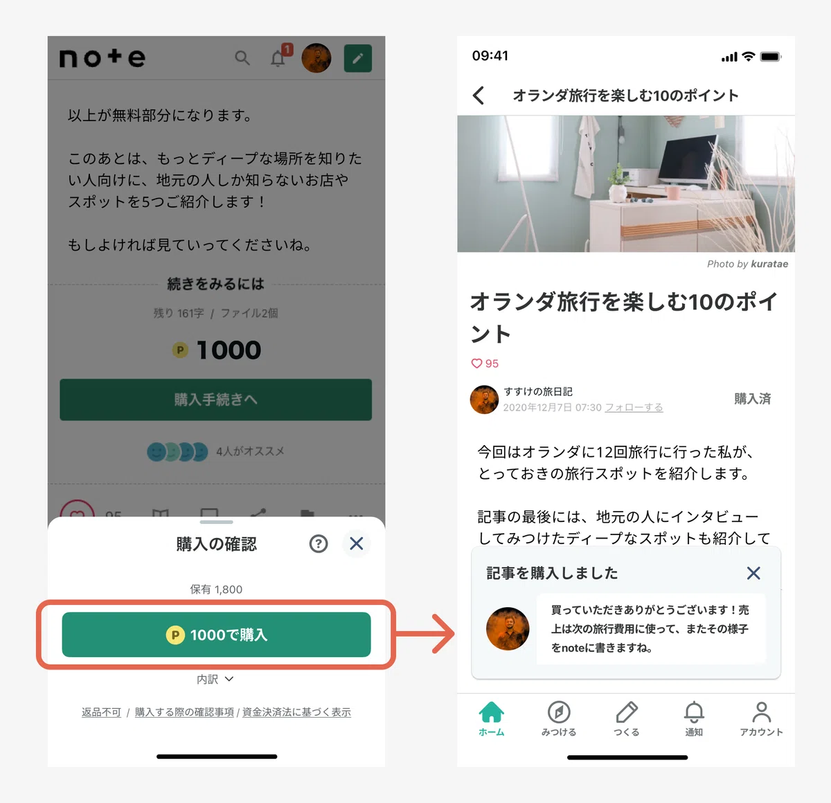 手順2のスクリーンショット