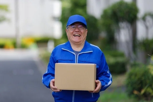 宅配便のおじさん