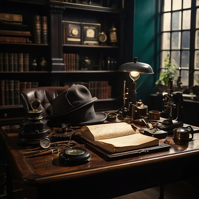 探偵事務所,フリー写真,ロンドン,1900年代,AI画像生成,無料（フリー素材,フリー画像）05