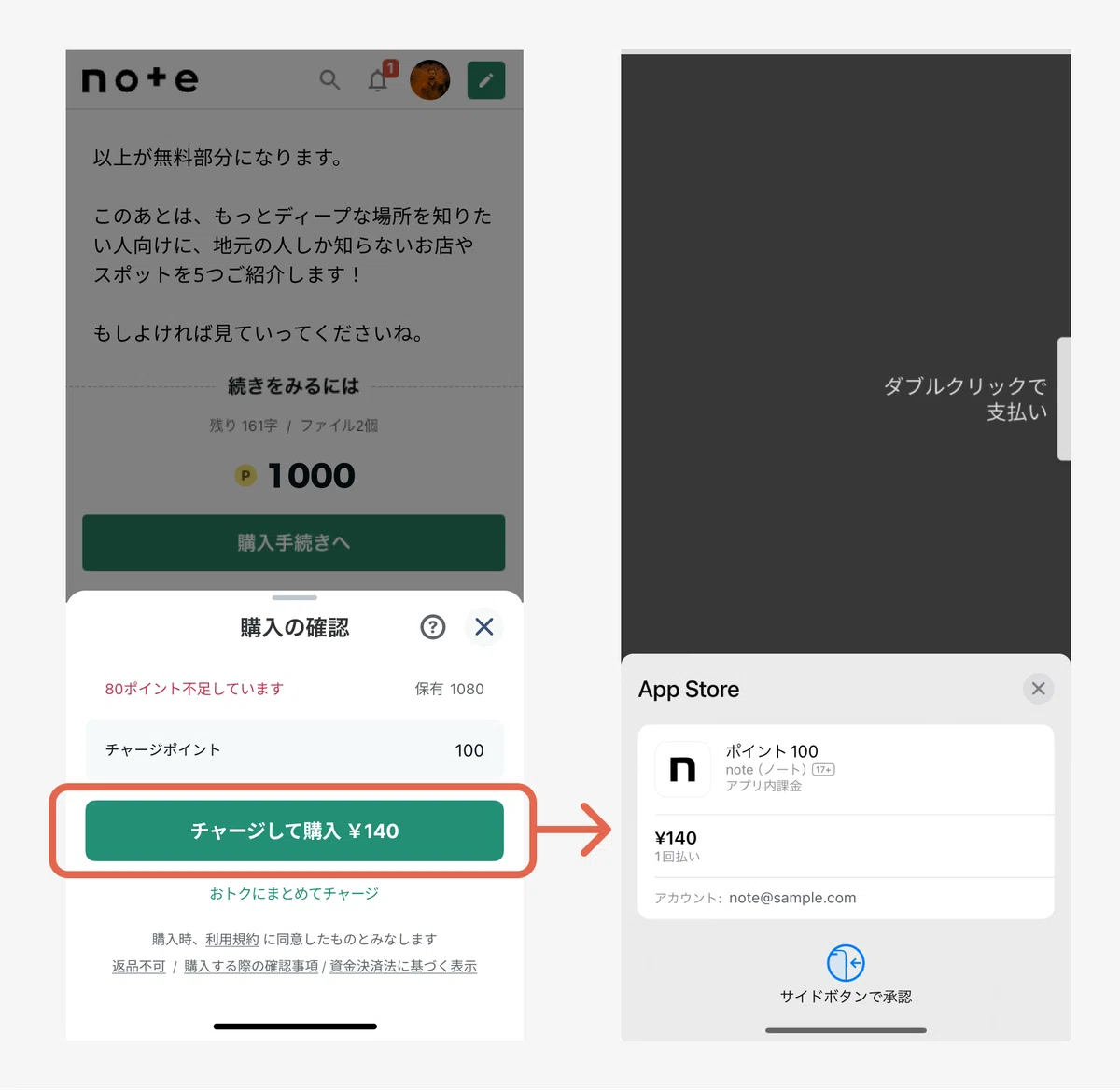 手順3のスクリーンショット