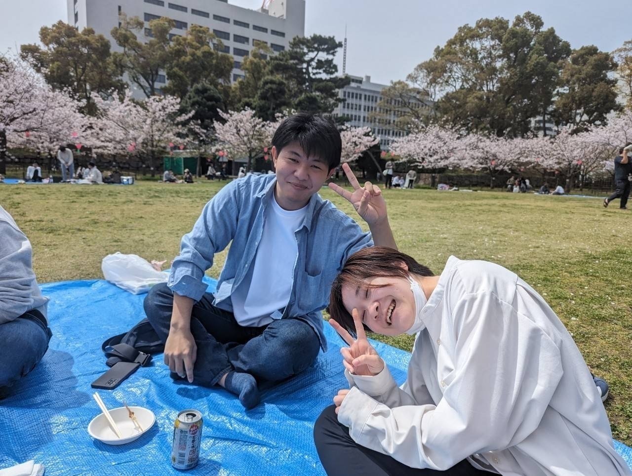 お花見🌳🌸】新入社員歓迎会もかねてお花見に行ってきました🤗｜東証
