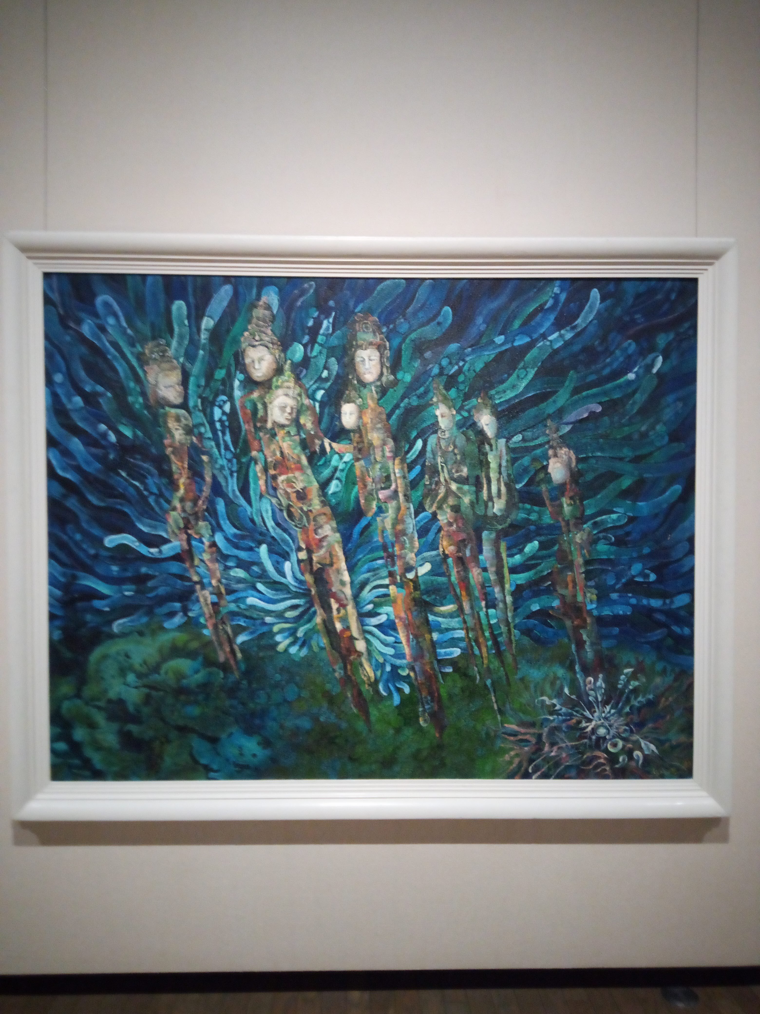平野杏子「地中海にて」油絵20号 画像24枚】「平野杏子展 －生きるために描きつづけて」（平塚市