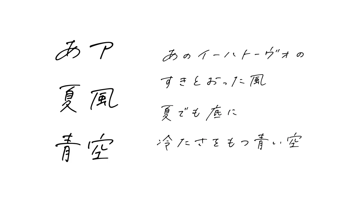 手書き文字フォント「アオハルマーカー」の進捗報告|ばーちぃ|デザイナー