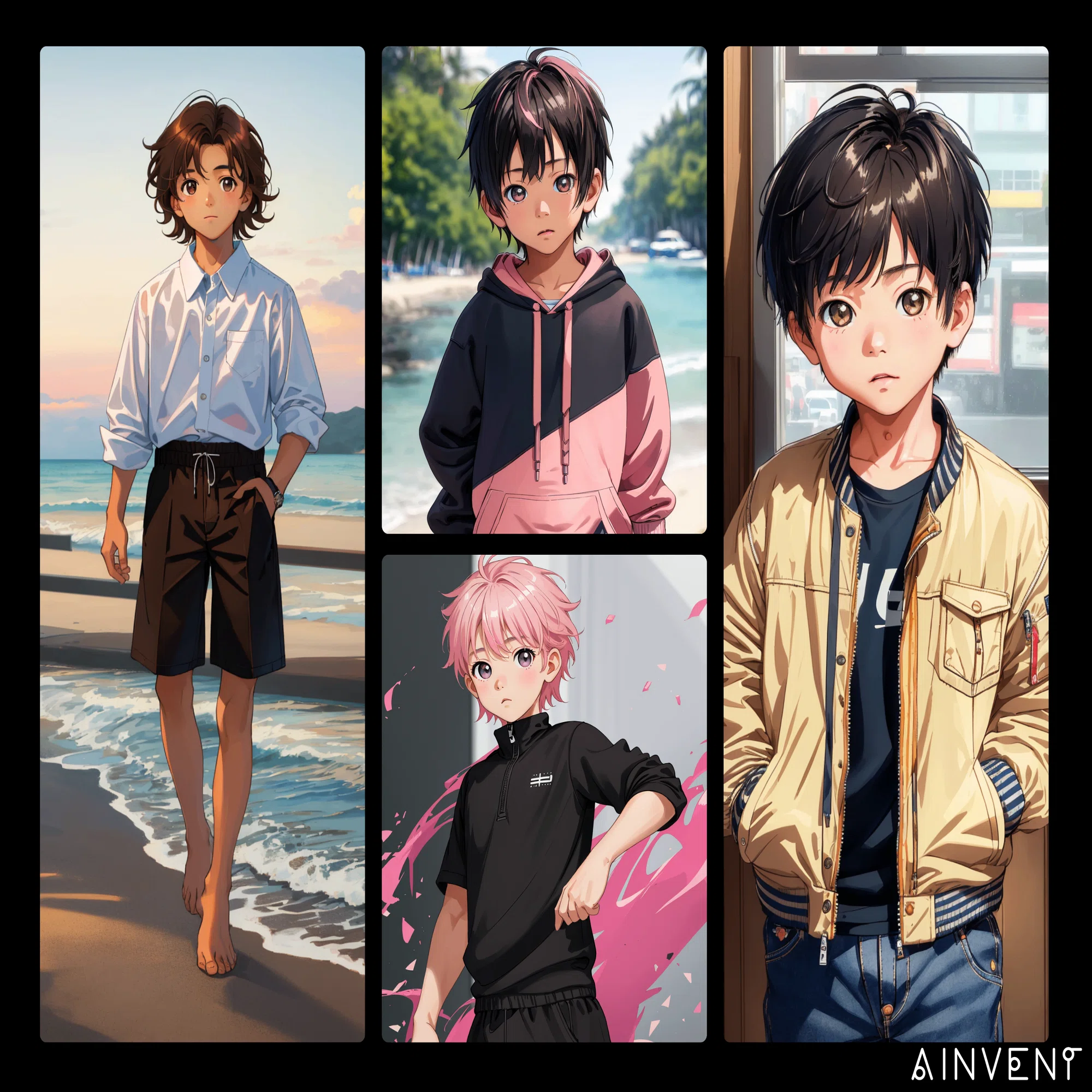 AI美少年イラスト+プロンプト3000個 ご提供します【商用利用可】初心者