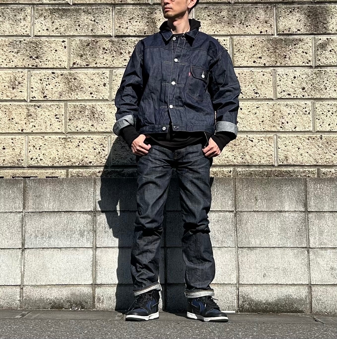 506XXのT-Backも育てる〜リジッドの水通しと糊付け、着用 506XXのT-Backも育てる〜リジッドの水通しと糊付け、着用