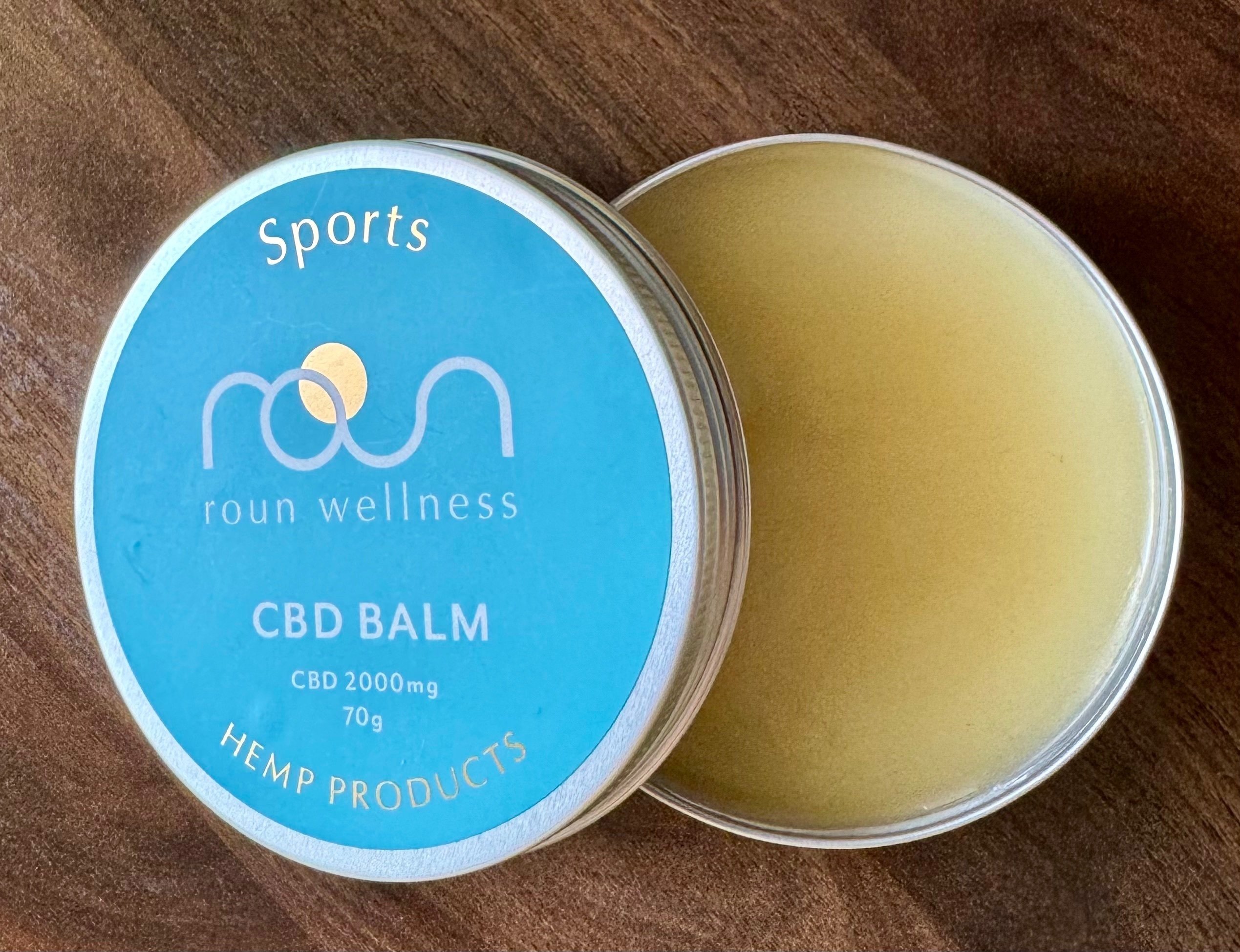 ラウン CBD スポーツバーム ボディクリーム 2個セット（70gと15g