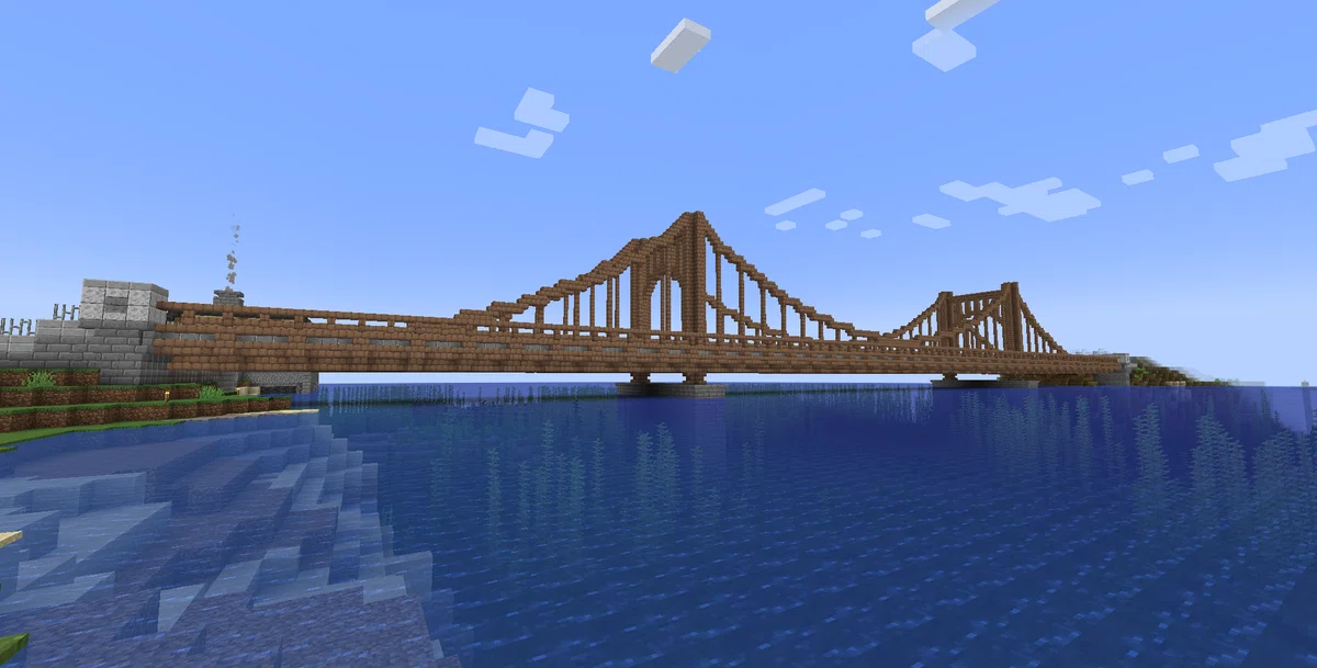 [Minecraft] Introducing Builds on the Hayashi Server Part 3: Bridges｜しいたけ