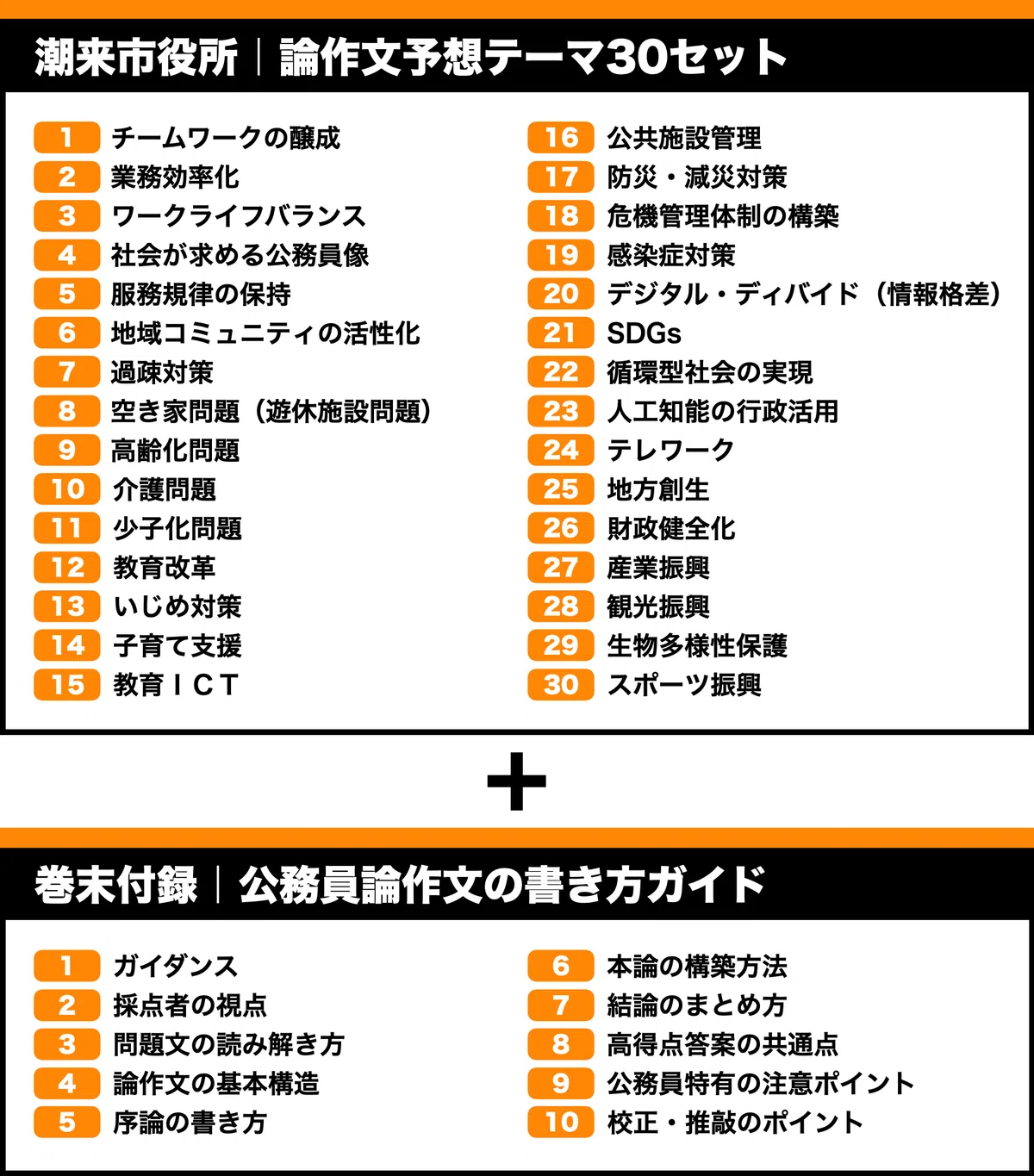 [Itako City Hall] 30 Model Answer Sets for Predicted Essay Themes ...