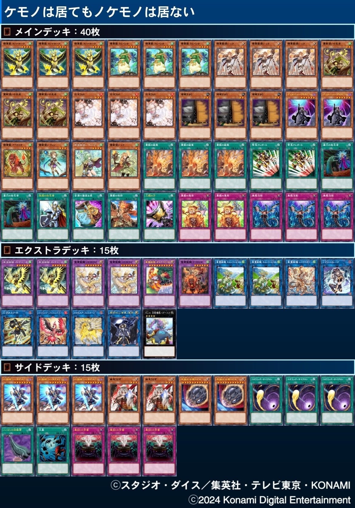 遊戯王 霊獣デッキ 本格構築 リトルナイト 灰流うらら