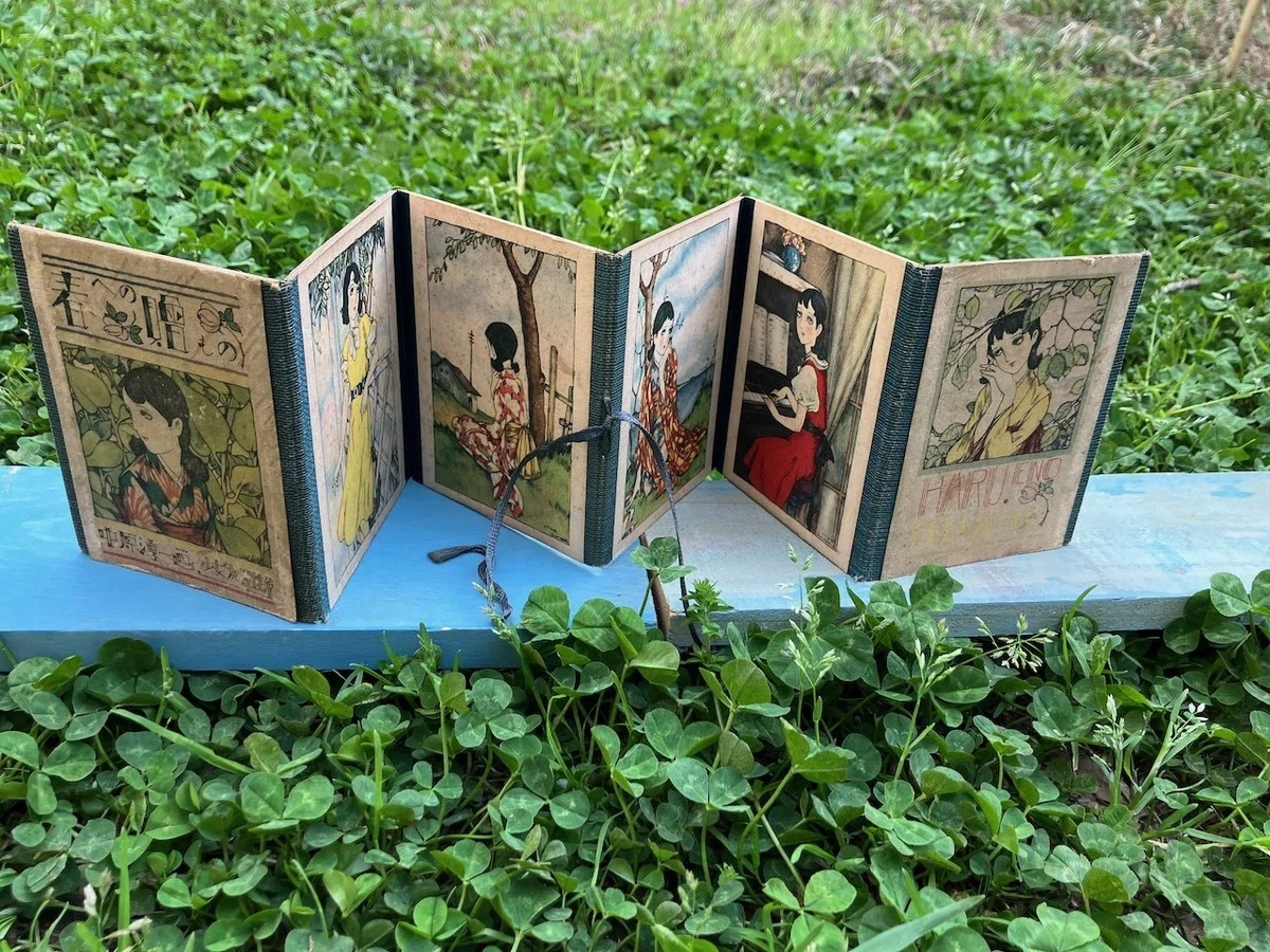 春への贈もの」（中原淳一、『少女の友』1934年附録）｜少女まんが館 