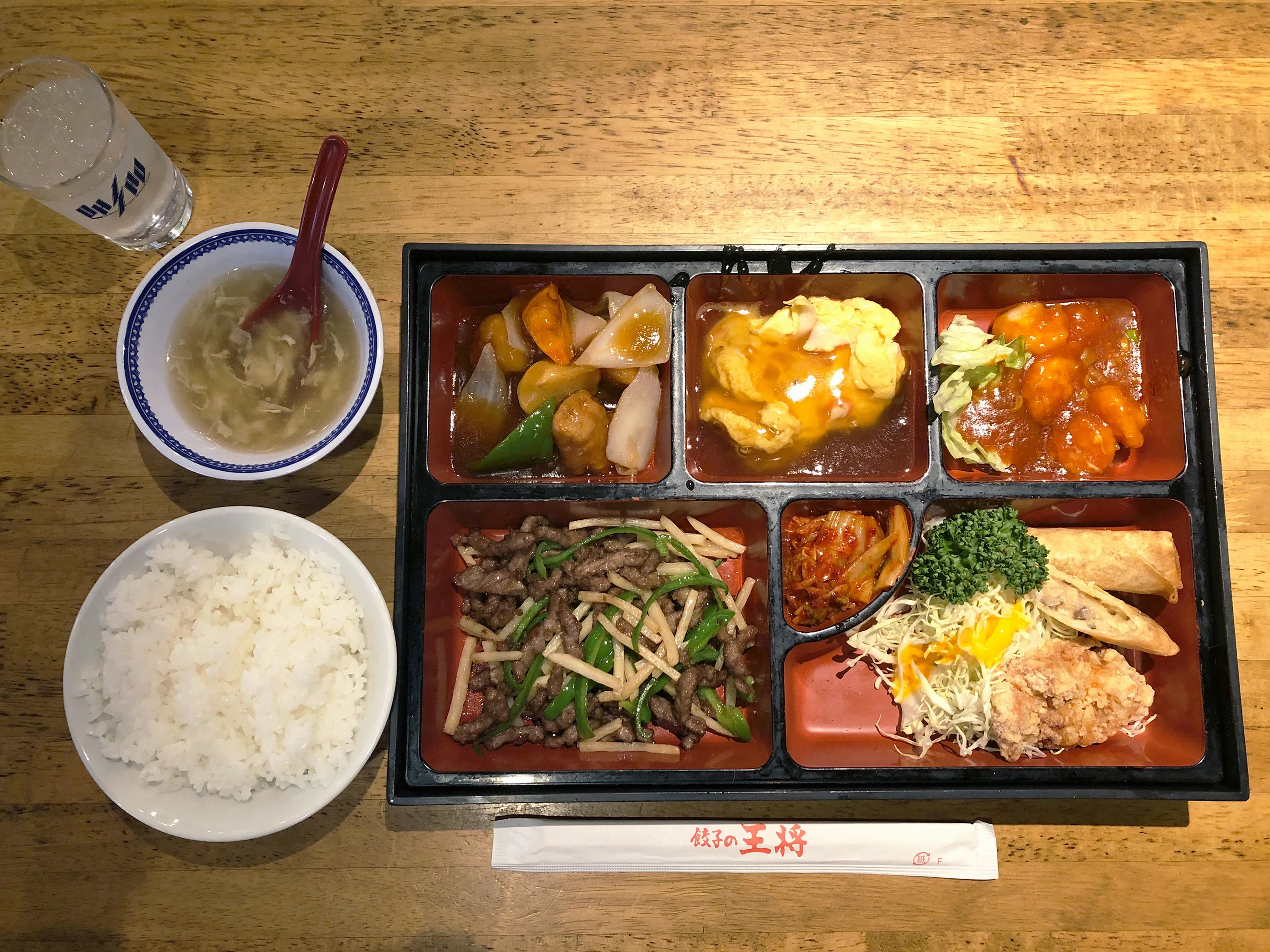 餃子の王将》 2,000円超の贅沢御膳🍱｜Jumpei Kawamura