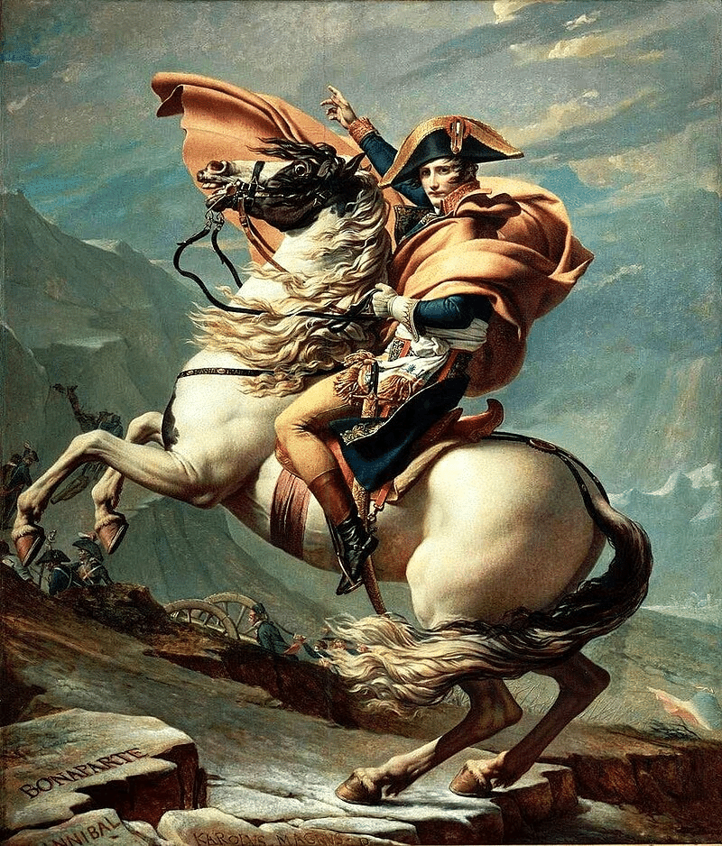 絵画解説：「The young Napoleon Bonaparte studying」｜綾波宗水