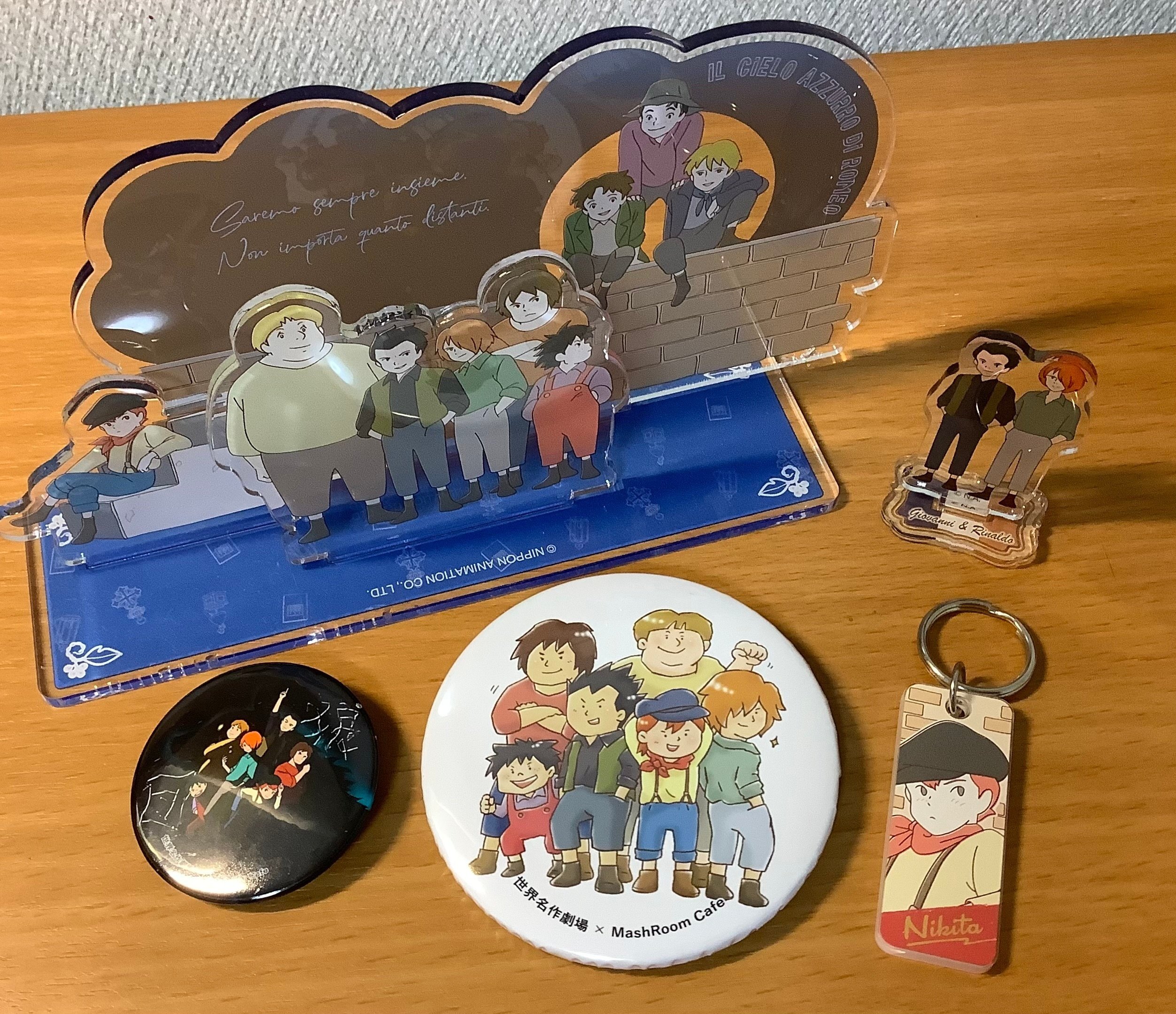 マッシュルームカフェ名劇コラボレポ③～缶バッジのご紹介～持ち運びに