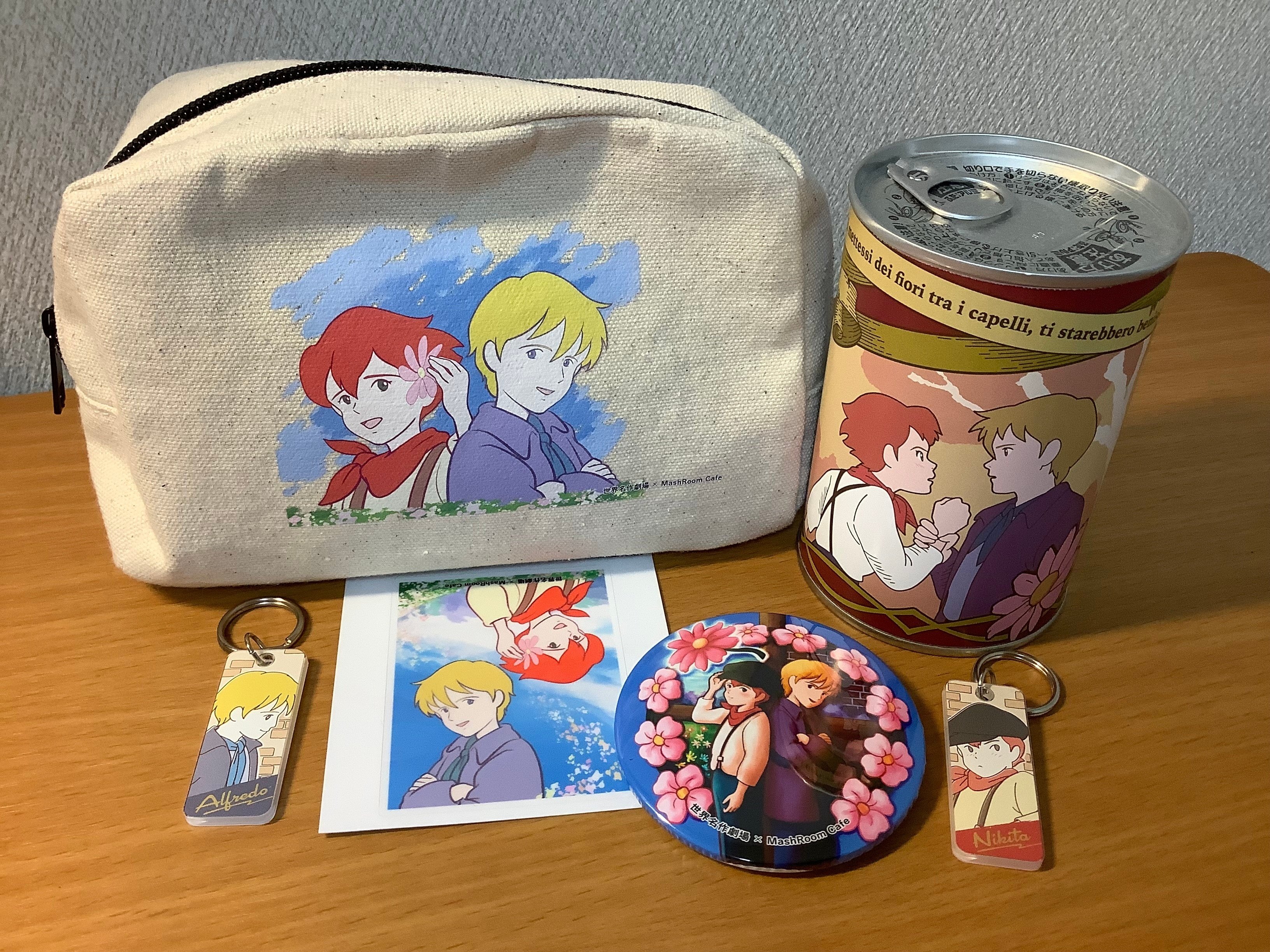 マッシュルームカフェ名劇コラボレポ③～缶バッジのご紹介