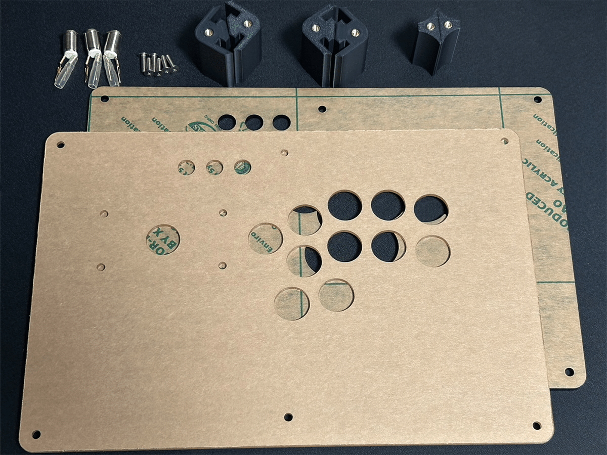 ウォールナット　アーケードコントローラー　DIY Play an arcade board at home!? Homemade arcade controller