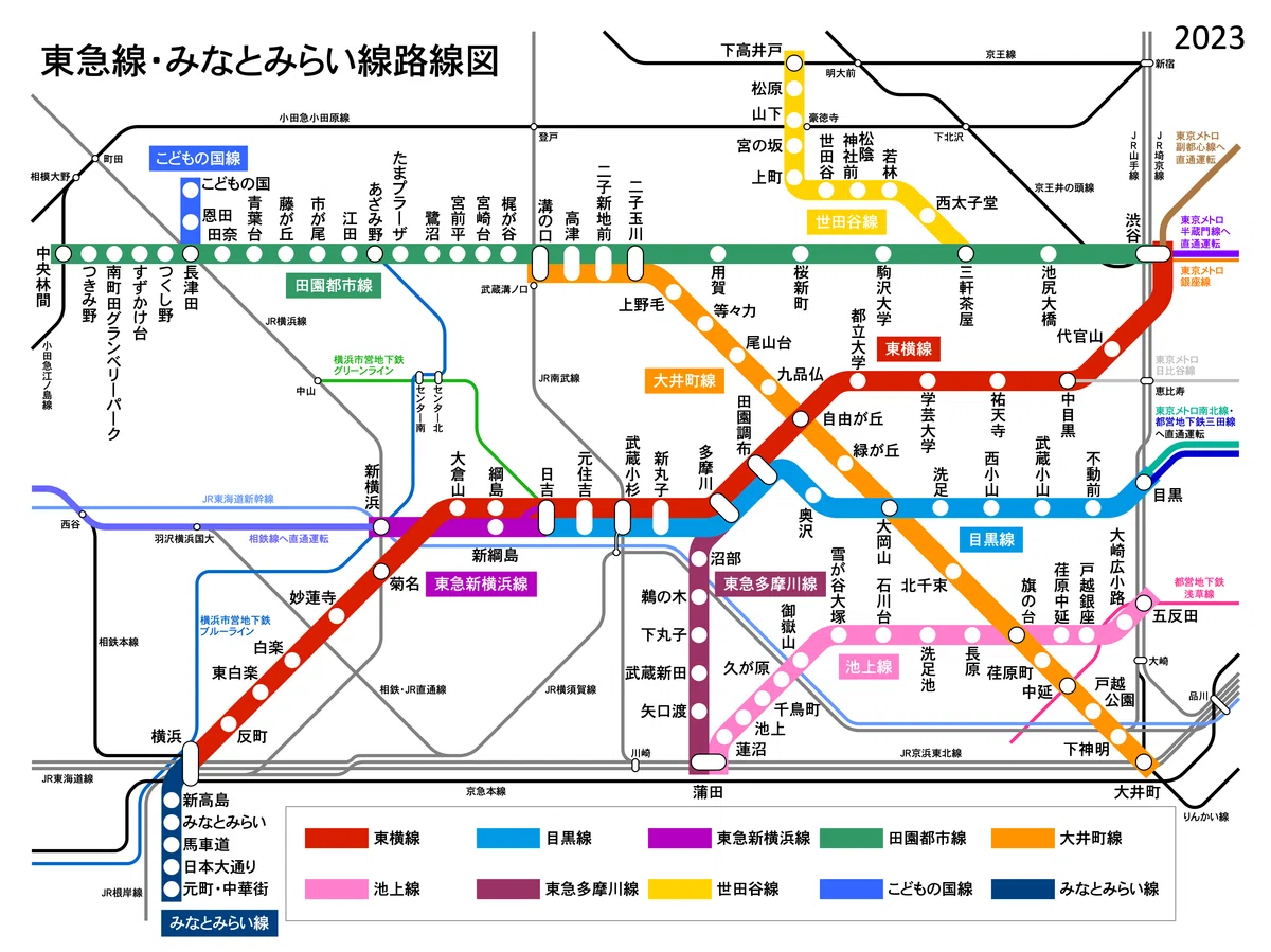 東京急行 田園都市線・新玉川線 直通運転記念乗車券 （せっかく