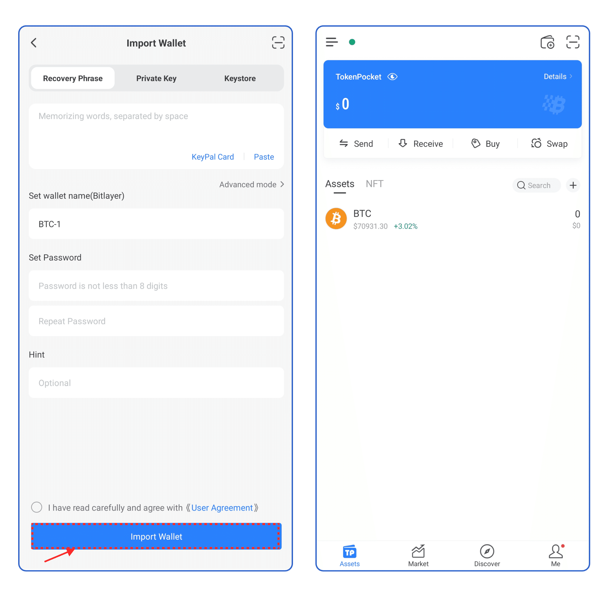 BitLayerのウォレットを作ろう！ │ ウォレットを作成/インポートする方法｜TokenPocket (トークンポケット) 公式
