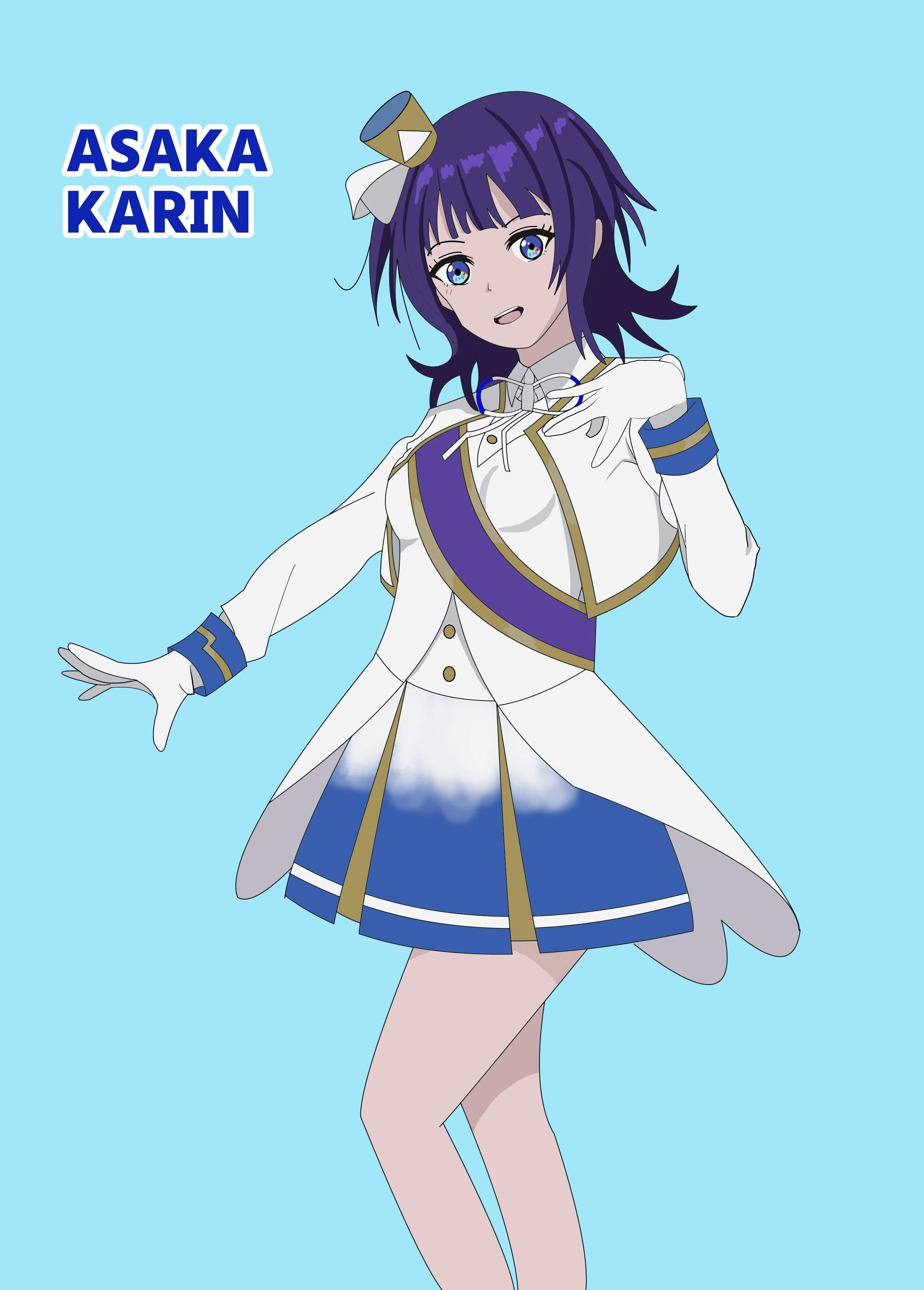 ラブライブ!虹ヶ咲学園スクールアイドル同好会より朝香果林。｜マニ