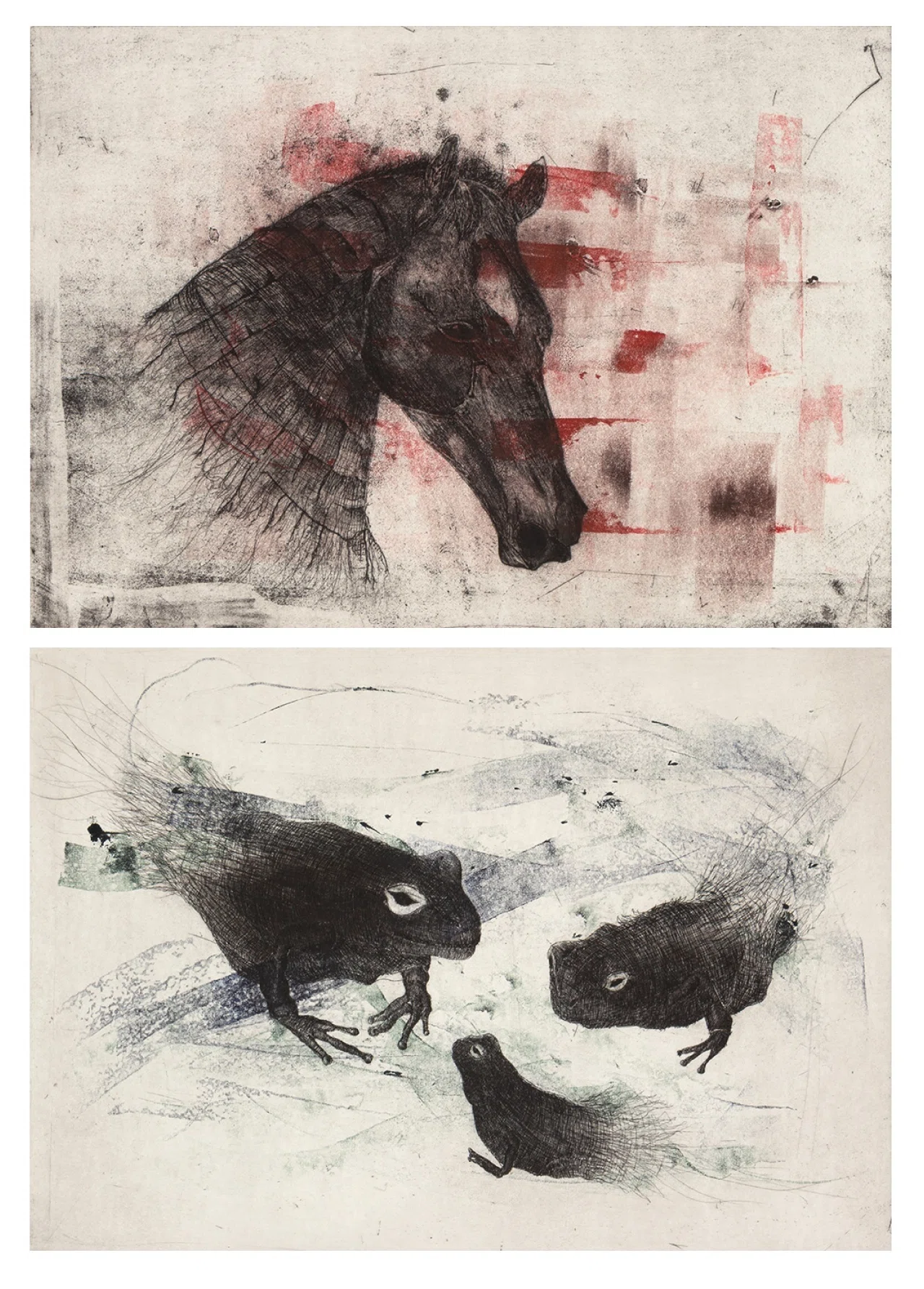 銅版画 美味く / Quo Vadis【Horse】