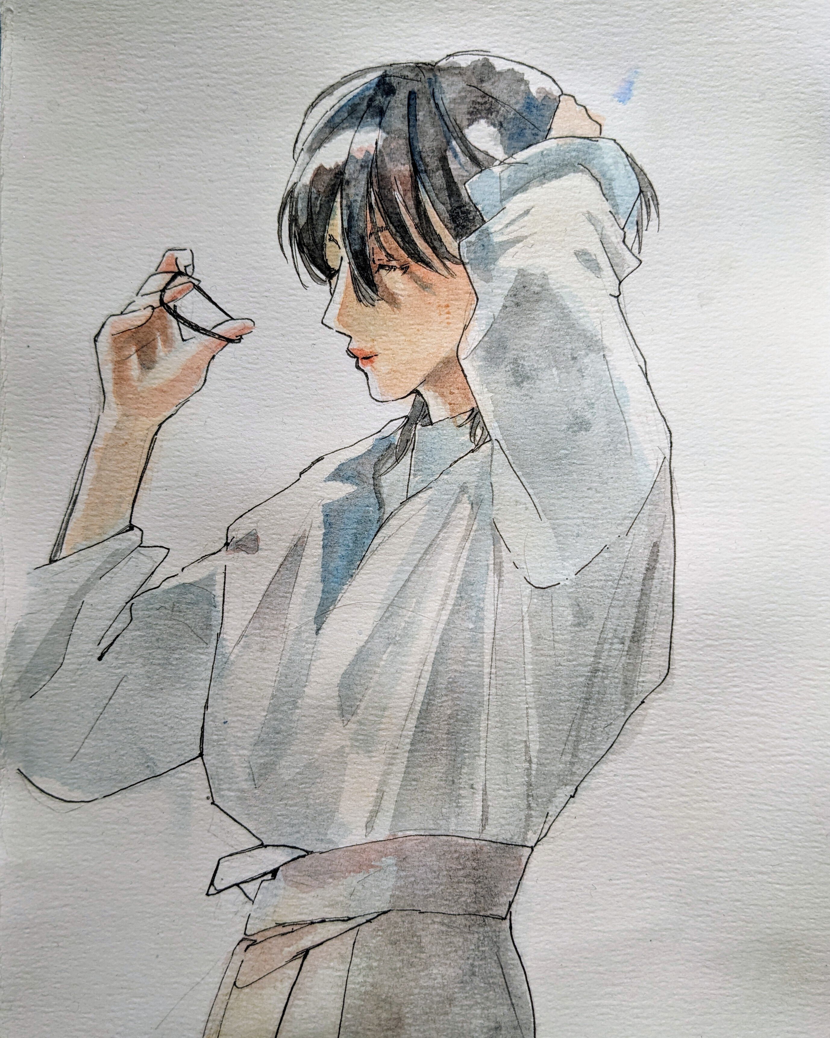 最近描いた水彩イラストです｜Noaの日常