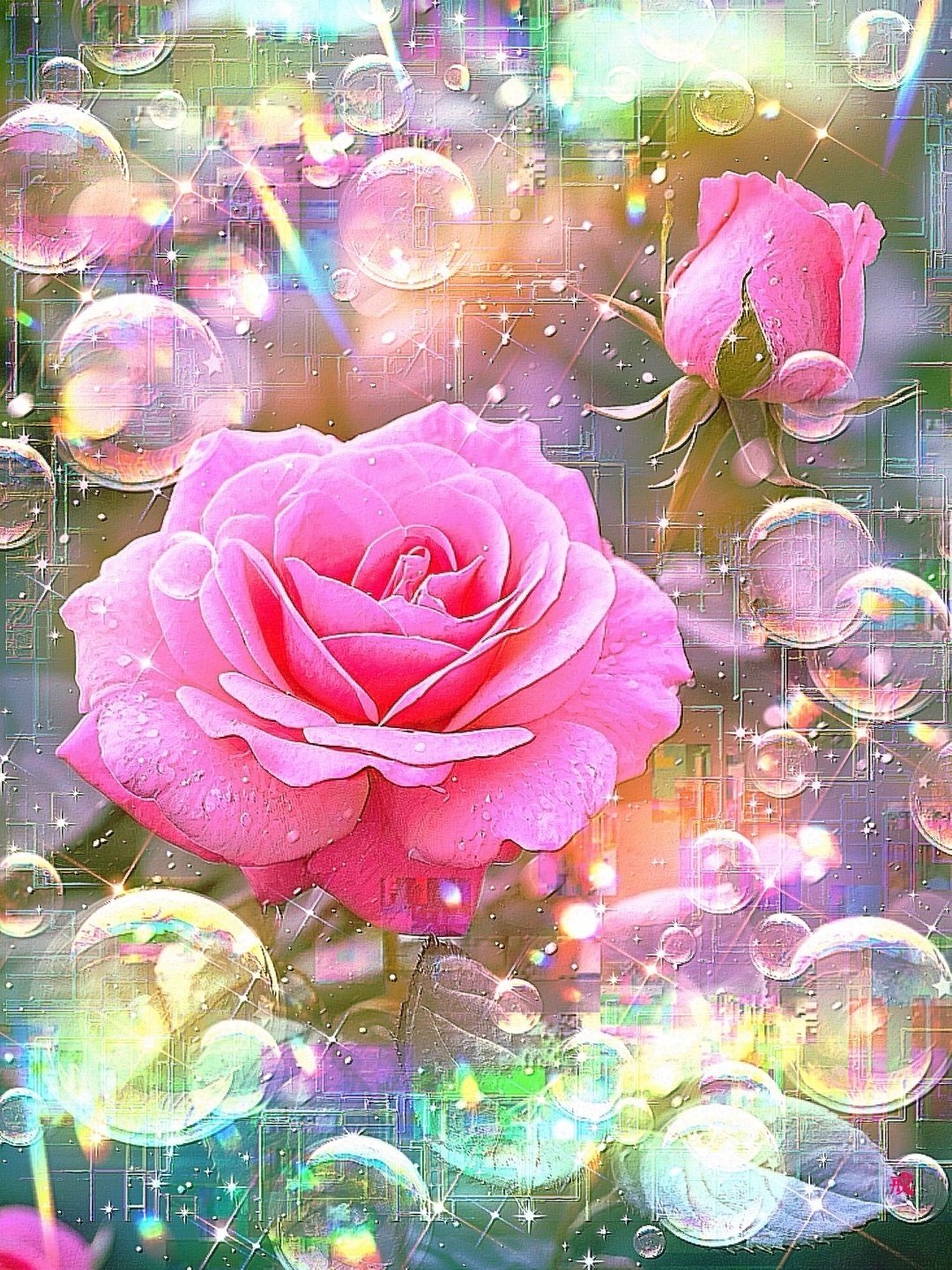 作品: a-2223 幻想的な春の愛 Celestial Rosebud｜T_GAI(戒)