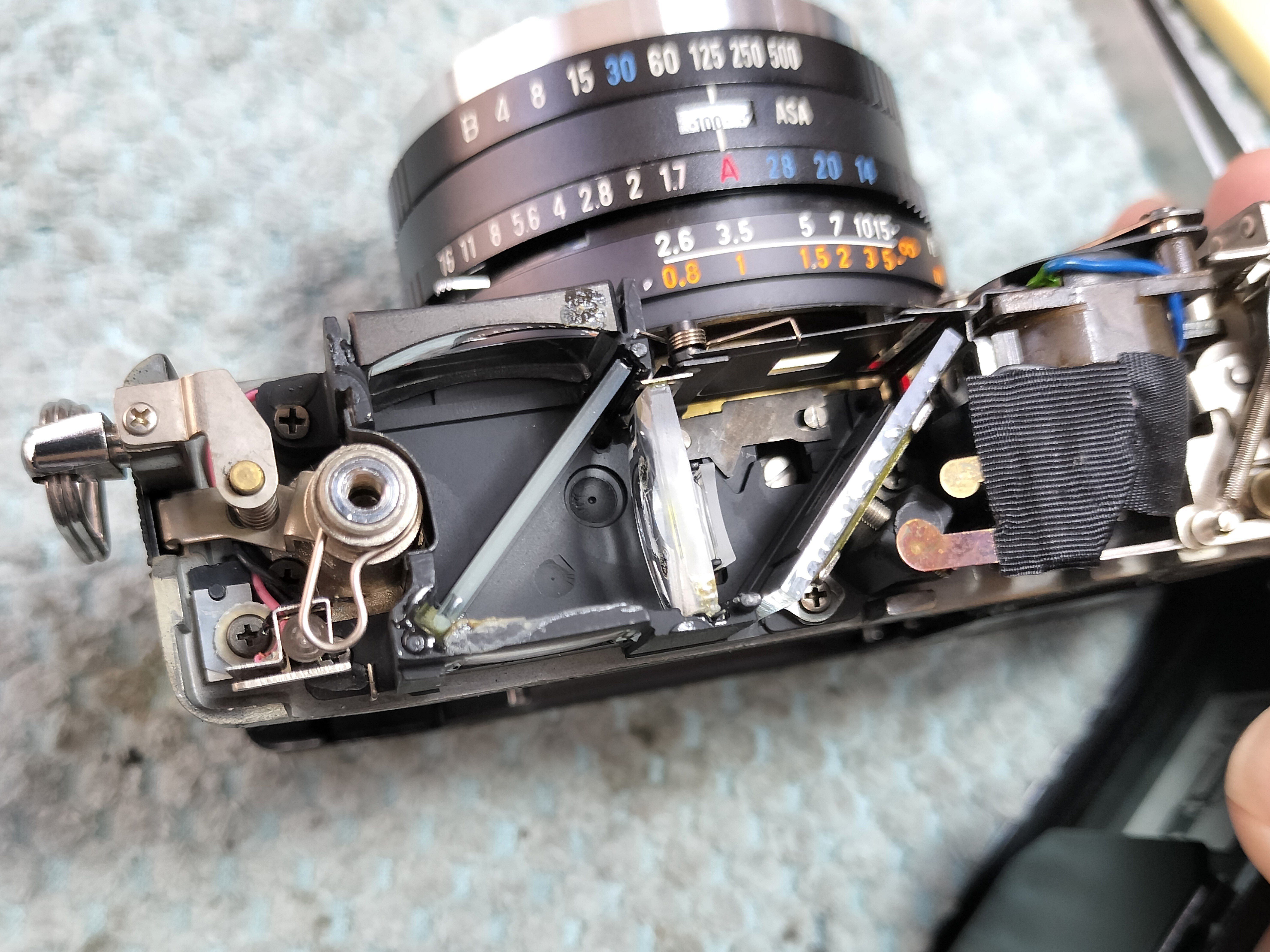 Canon Canonet Giii QL17の分解|フィルムカメラ修理のアクアカメラ Canon Canonet Giii QL17の分解|フィルムカメラ修理のアクアカメラ